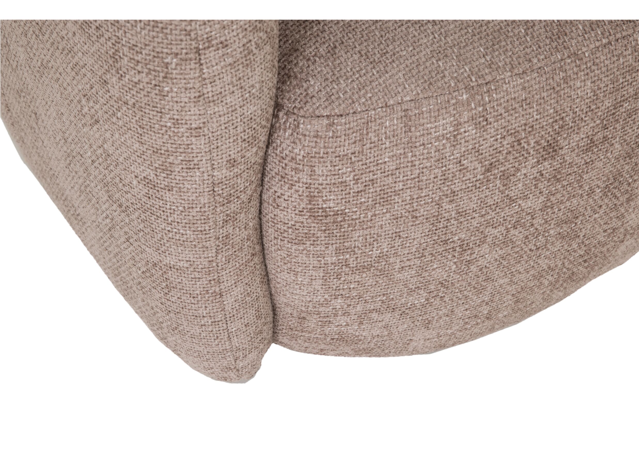Fauteuil pivotant Alken 87x87x77cm - tissu - rose