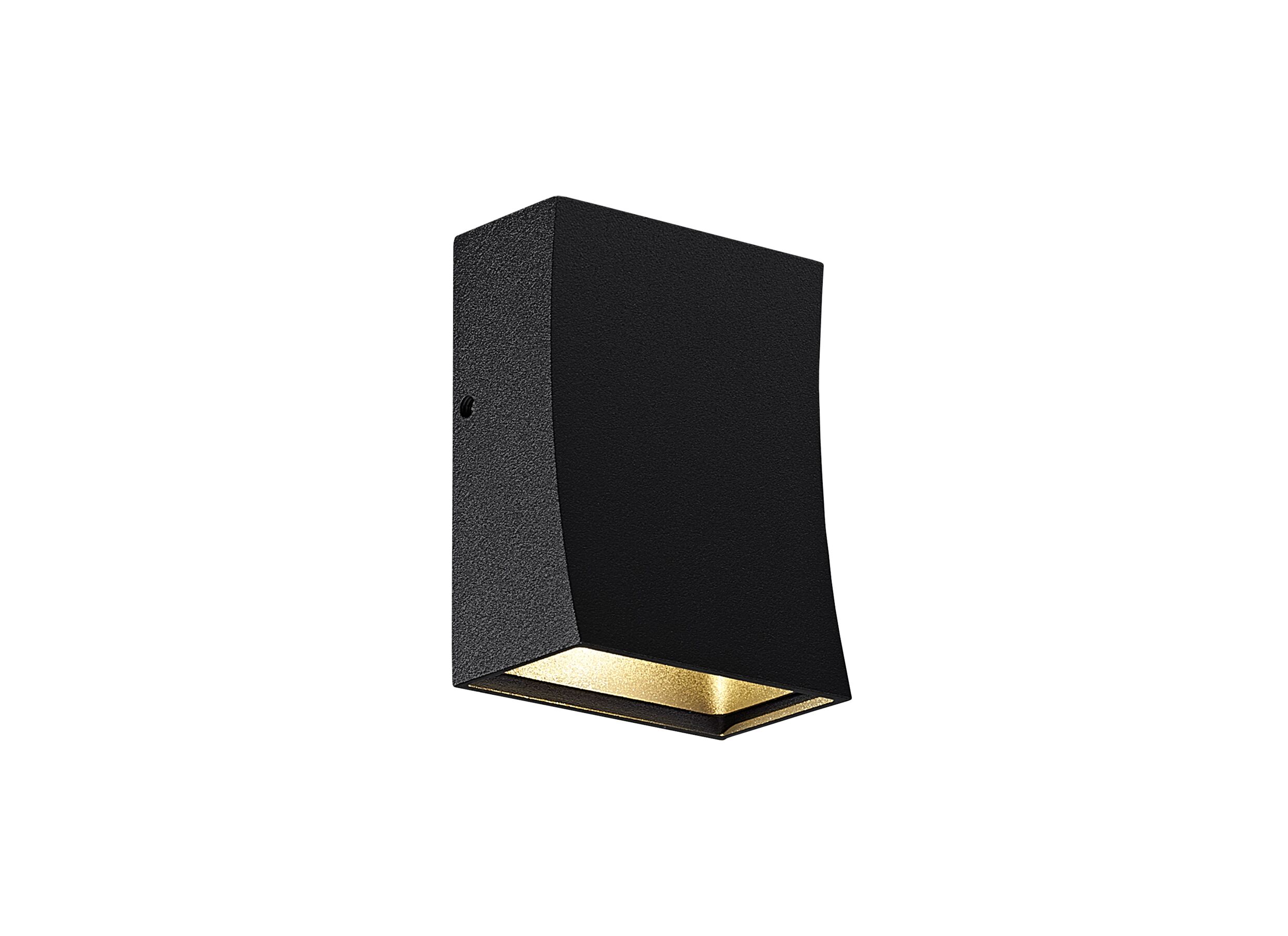 Wandlamp zwart 3W CREE LED