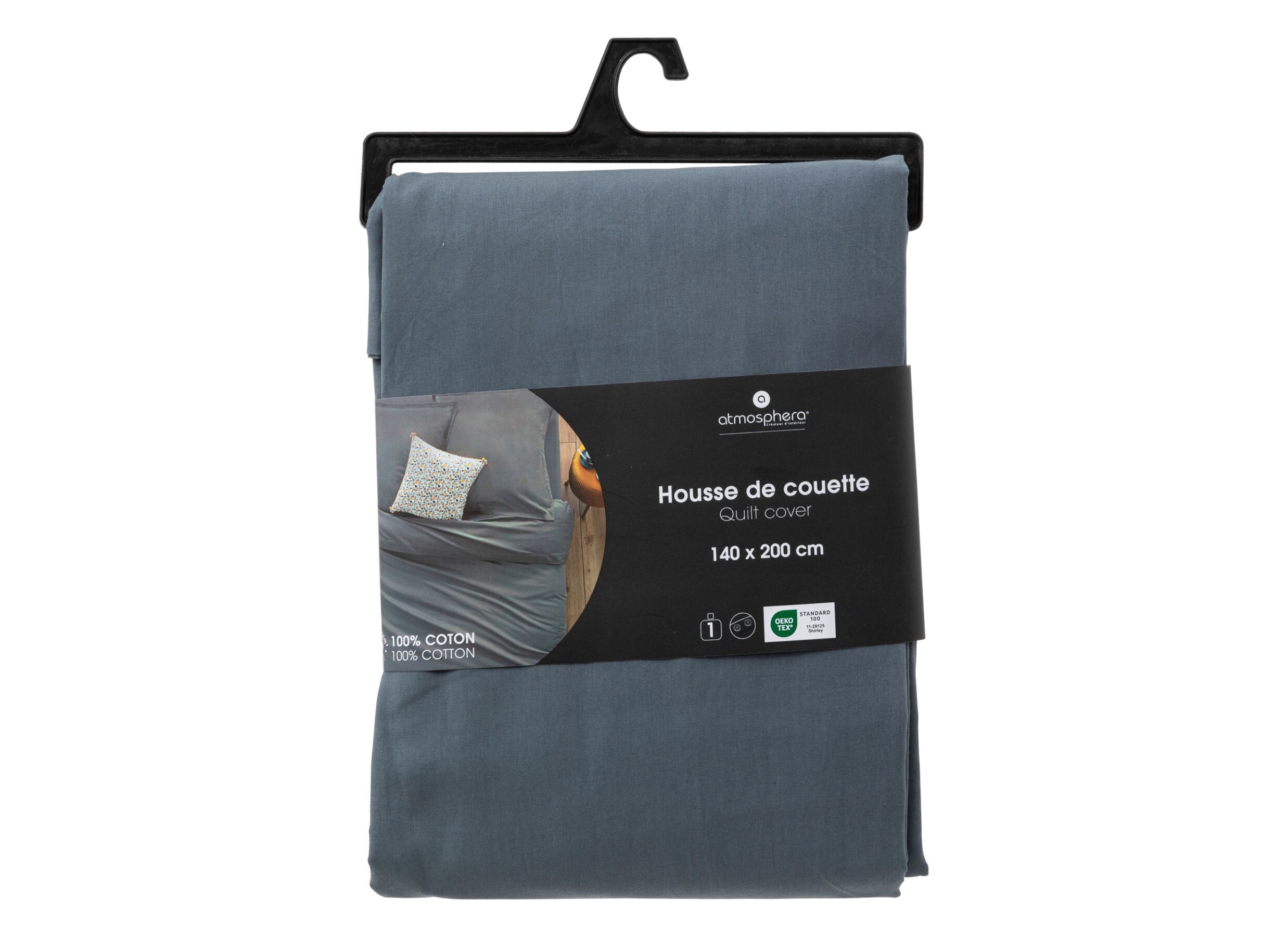 Hoofdfoto - Dekbedovertrek 140x220cm - katoen - orage excl. kussenslopen