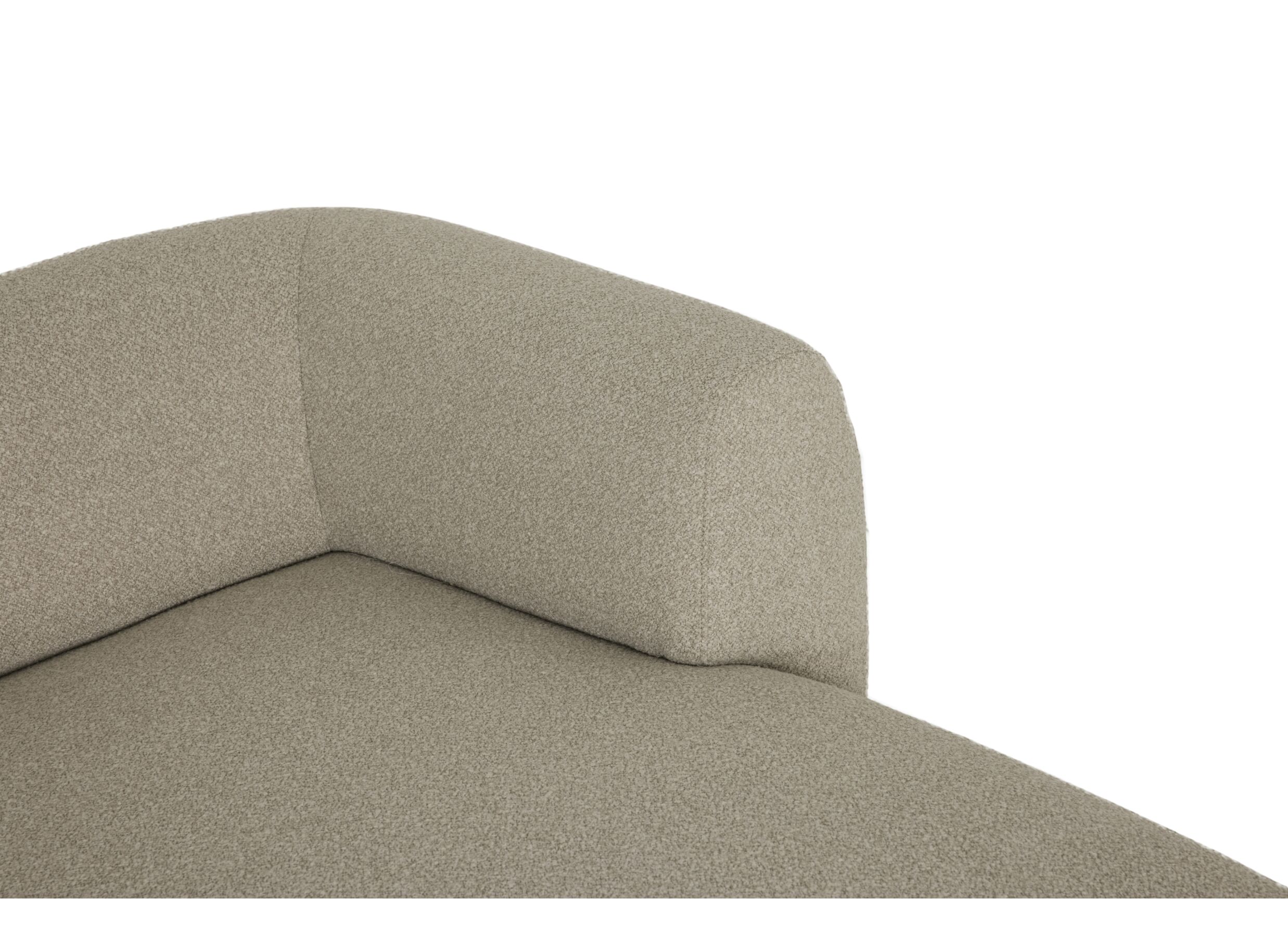 Detailfoto - Hoeksalon Valley 314x160cm - stof - beige