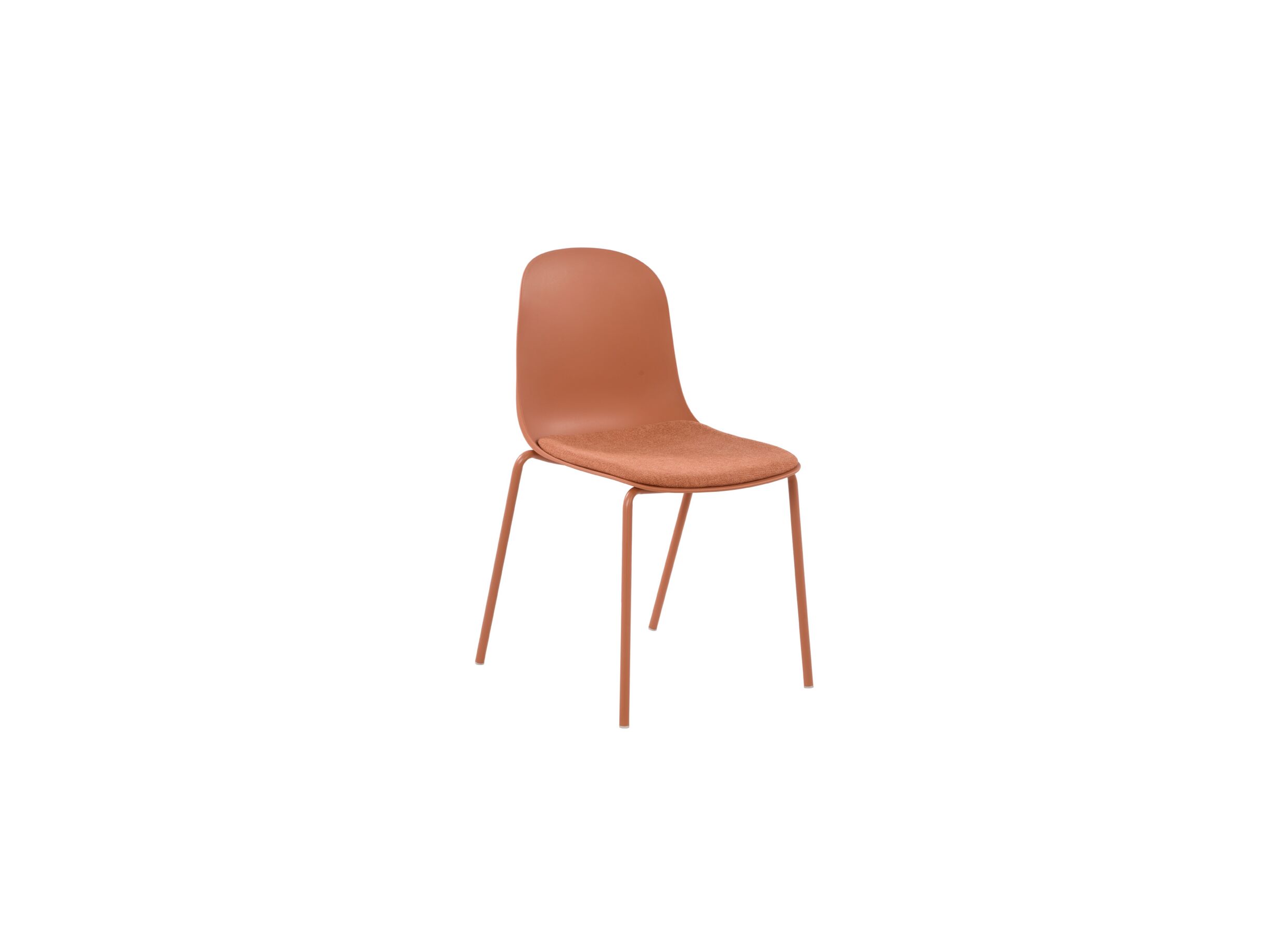 Plus Important - Chaise Finch 49x51,5x84,5cm - synthétique - orange