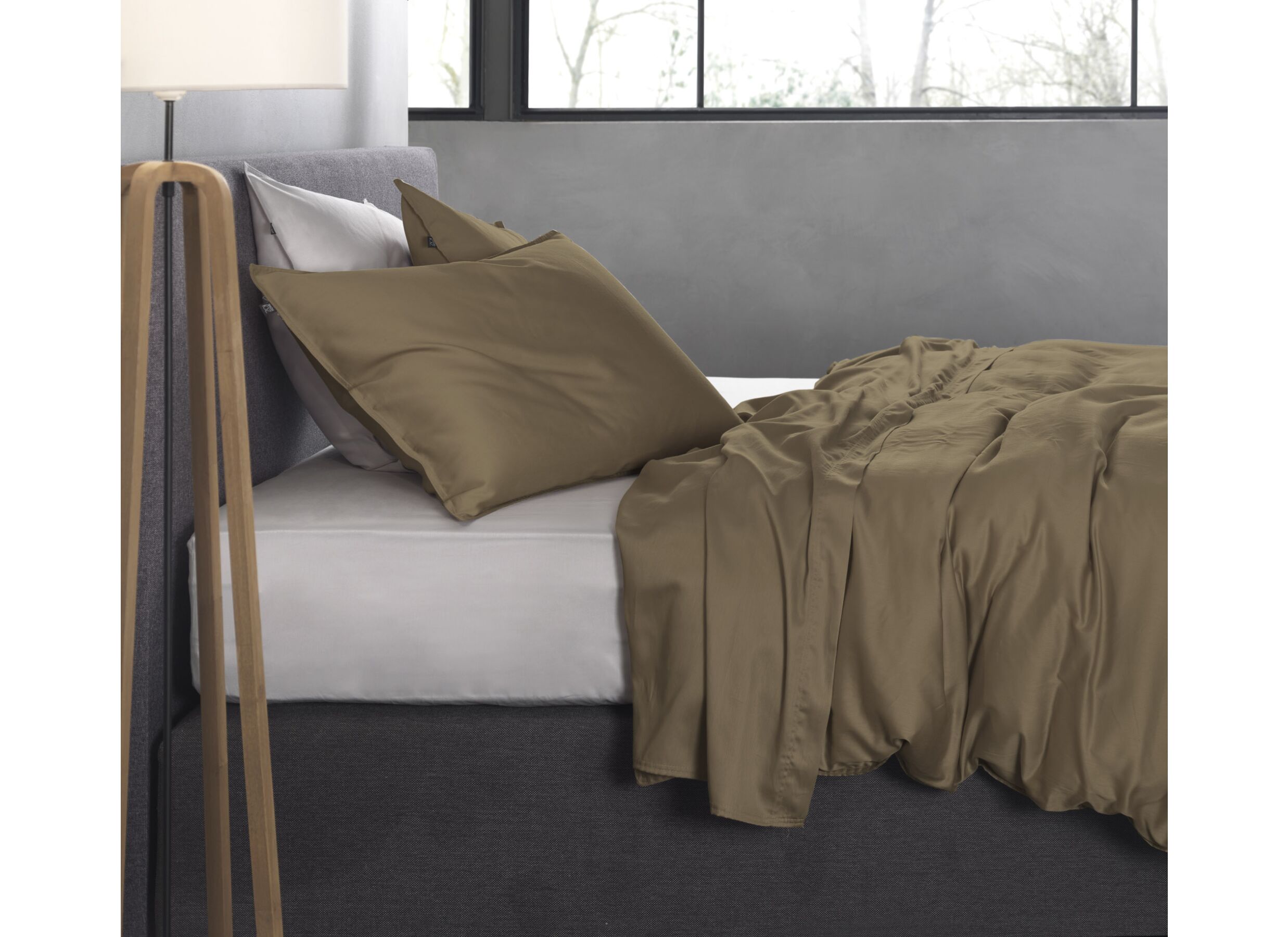 Foto ambiance - Housse de couette 240x220cm coton satin