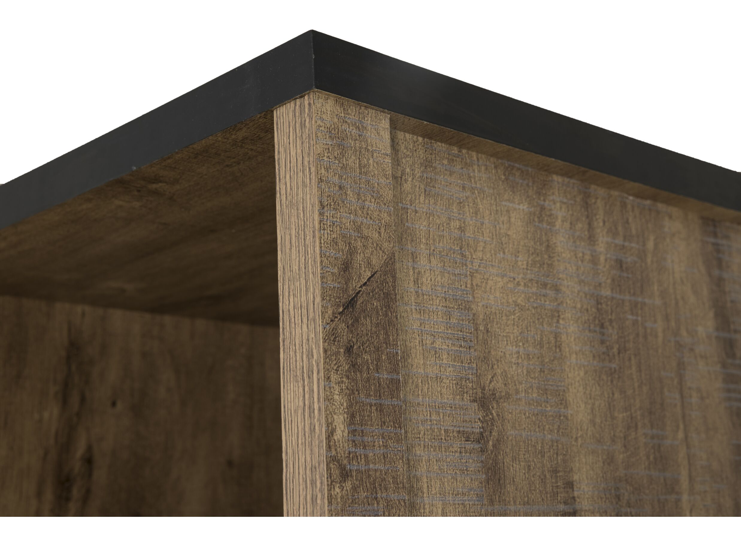 Garde-robe Esra 135cm - décor - industrial oak/black concrete