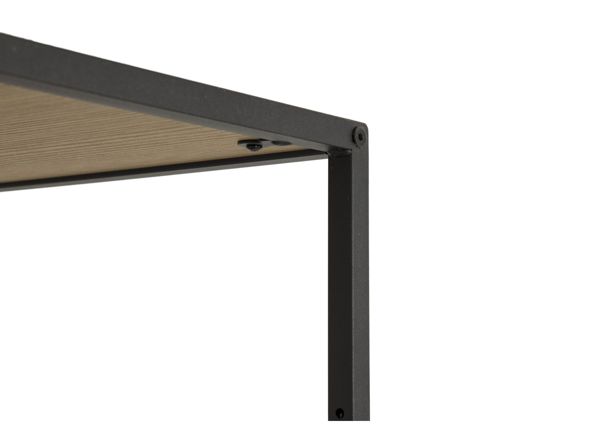 Detailfoto - Opbergrek Tower 77x35x185cm - melamine/metaal - wild oak