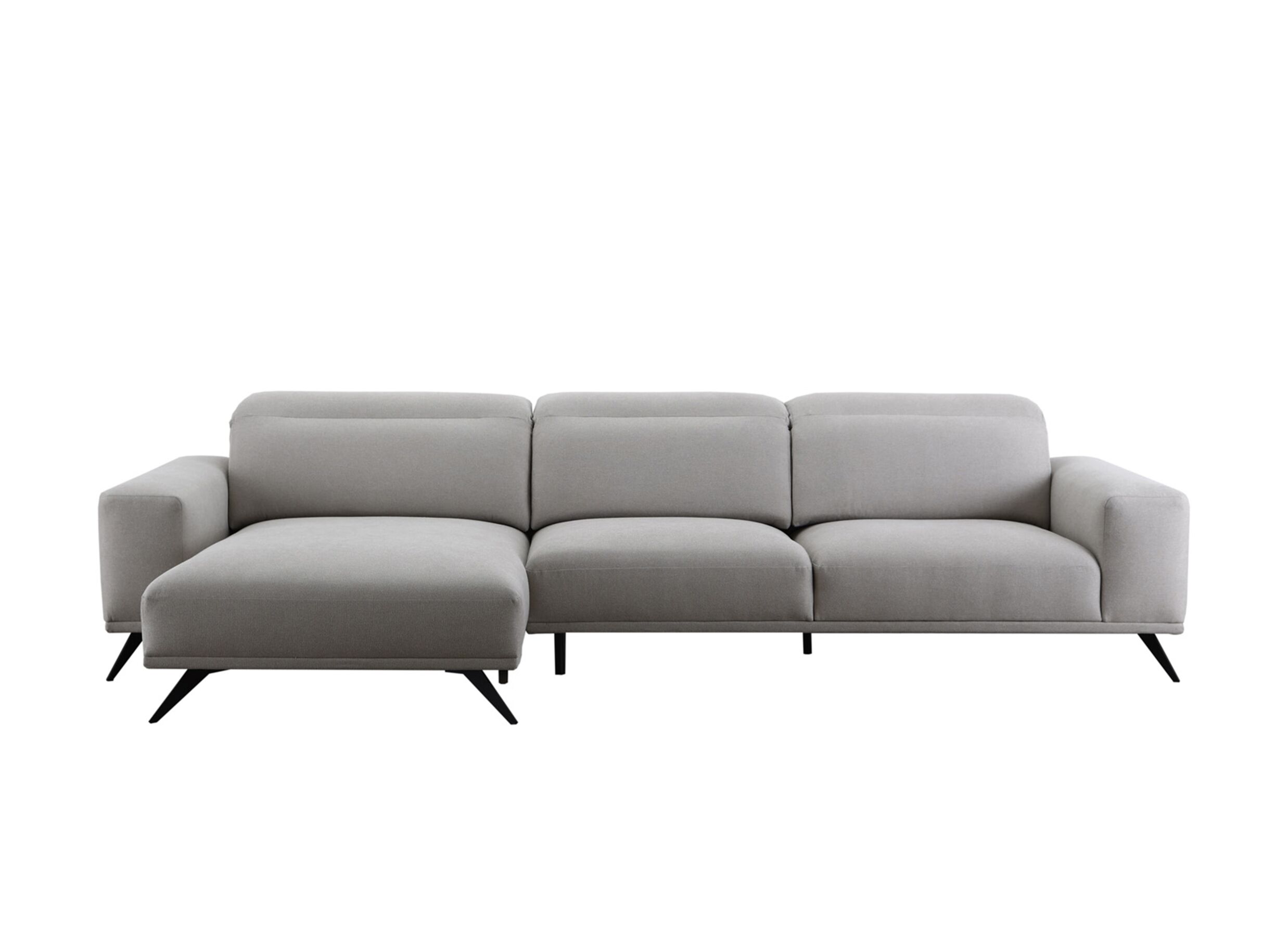 Aperçu - Canapé d'angle Forest 340x163cm - tissu - écru