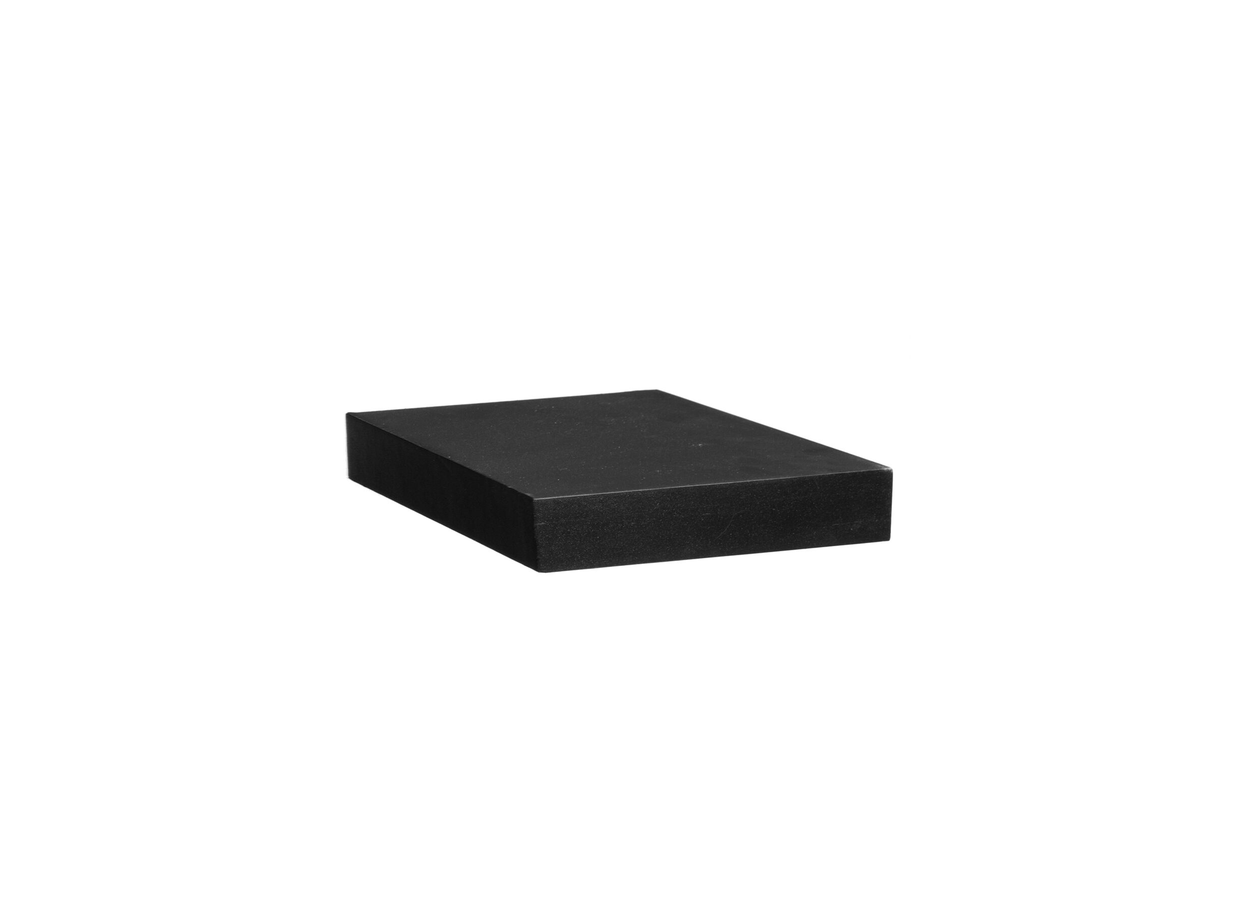 Wandplank 23,5x23,5x3,8cm zwart