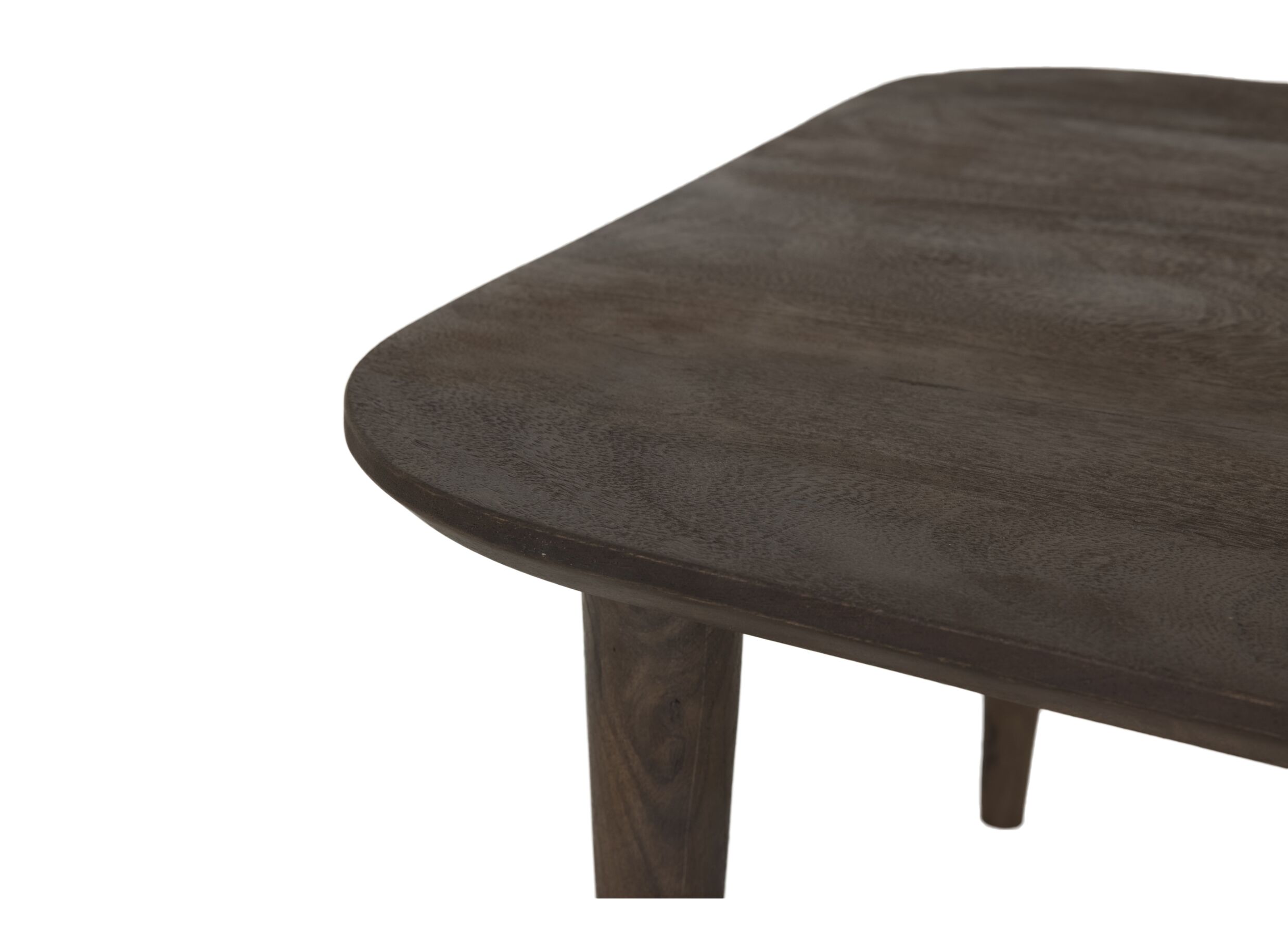Detail - Table basse Ginger 100x64/69x49cm - manguier massif - naturel - lot de 2