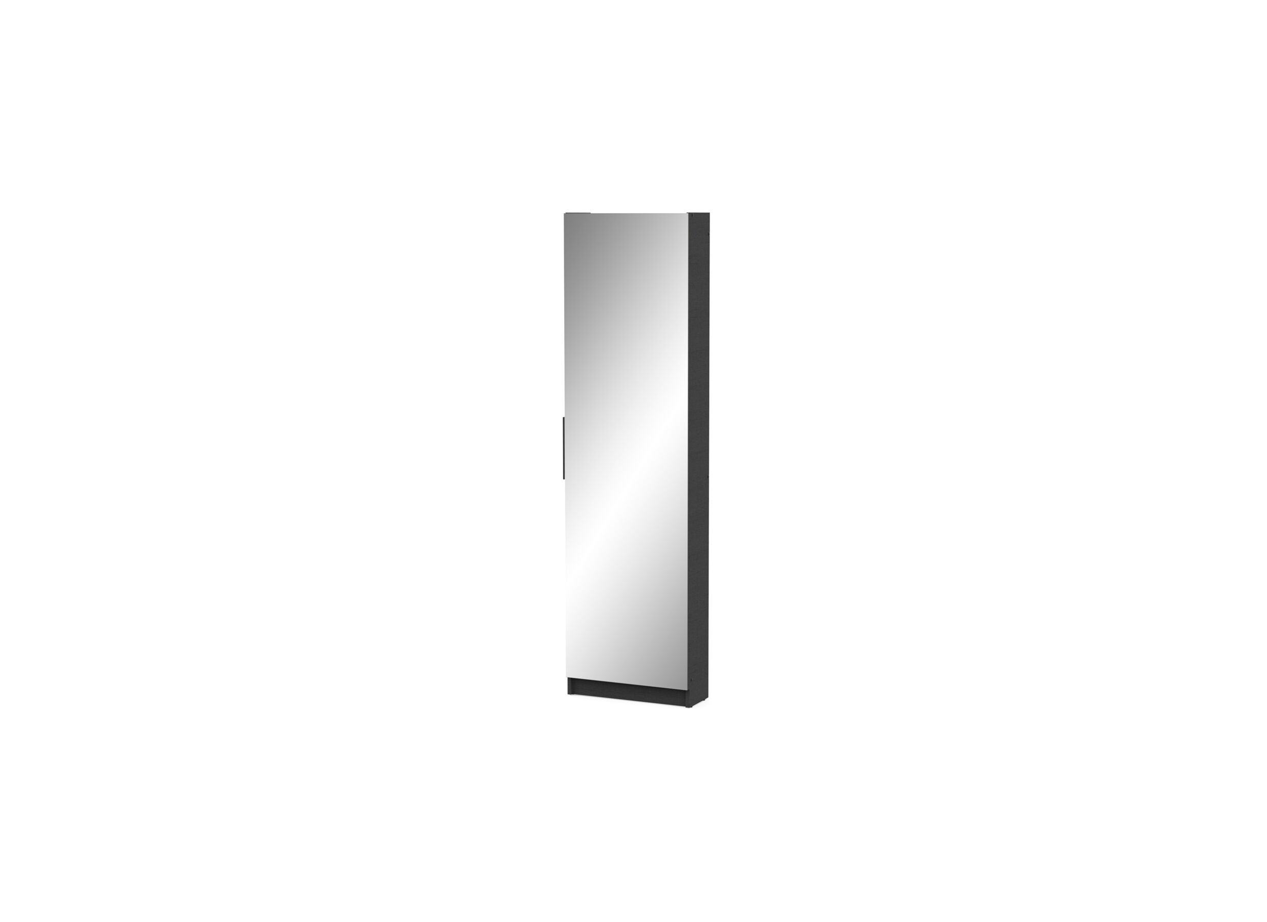 Aperçu - Armoire à chaussures Zapatero 50x20x181cm structure noire