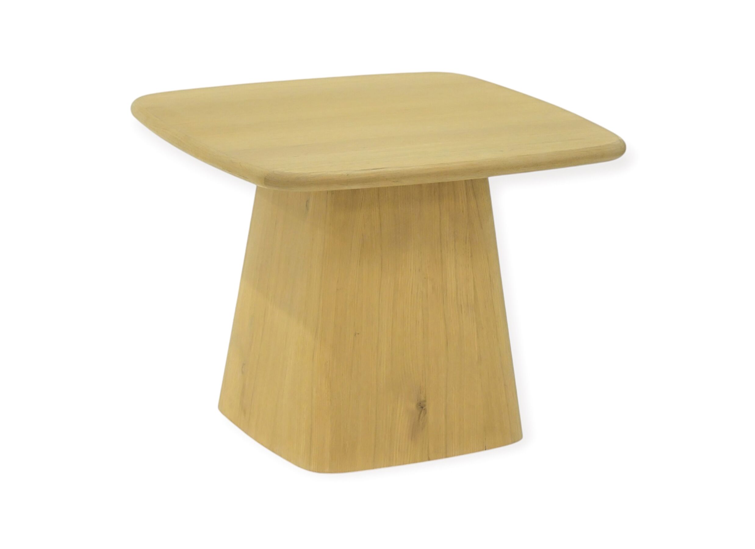 Hoofdfoto - Bijzettafel Tsingy 58x58x46cm - eik massief & fineer - naturel