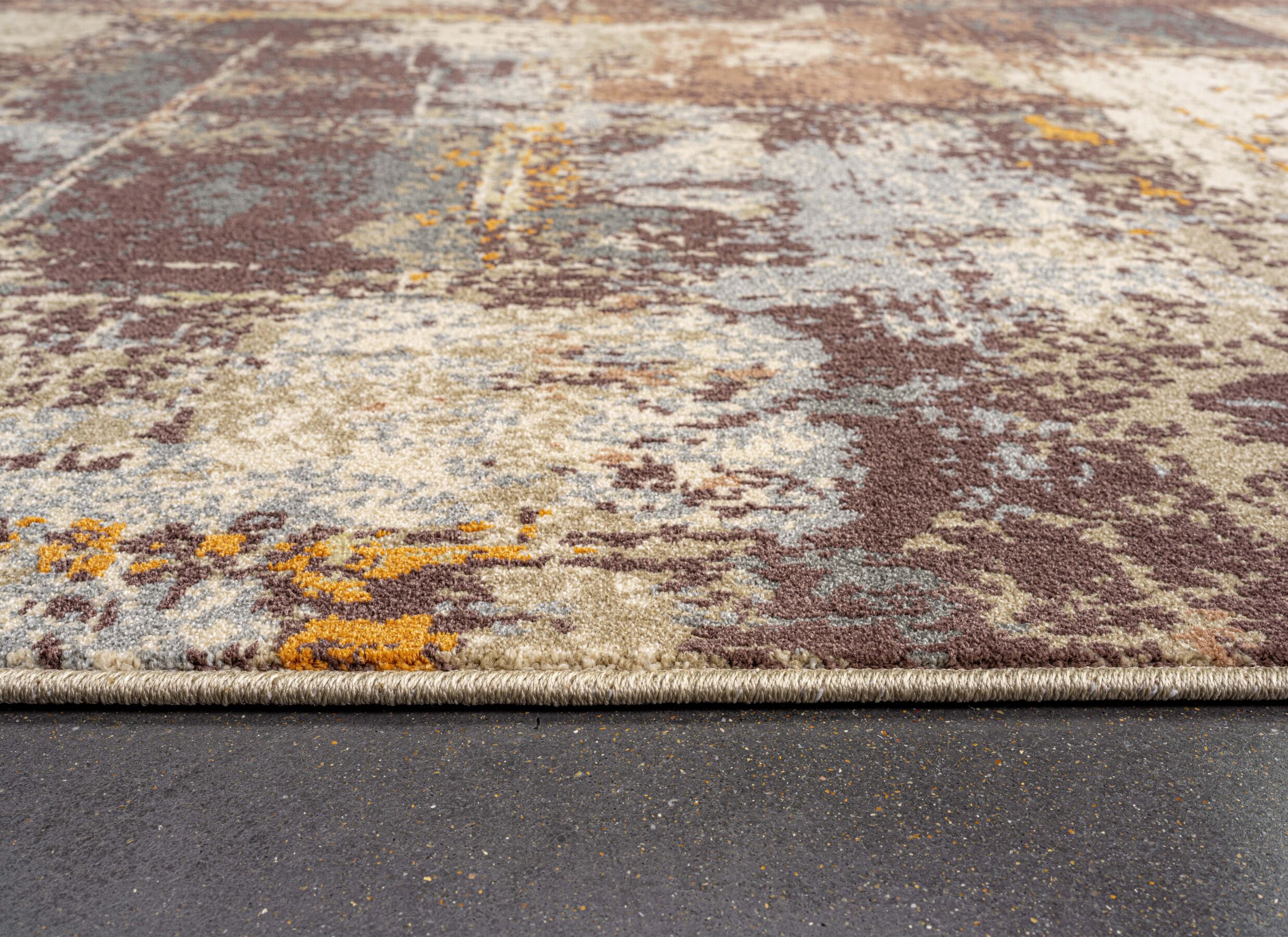 Detailfoto - Tapijt Milo 80x150cm - polyester - multicolor