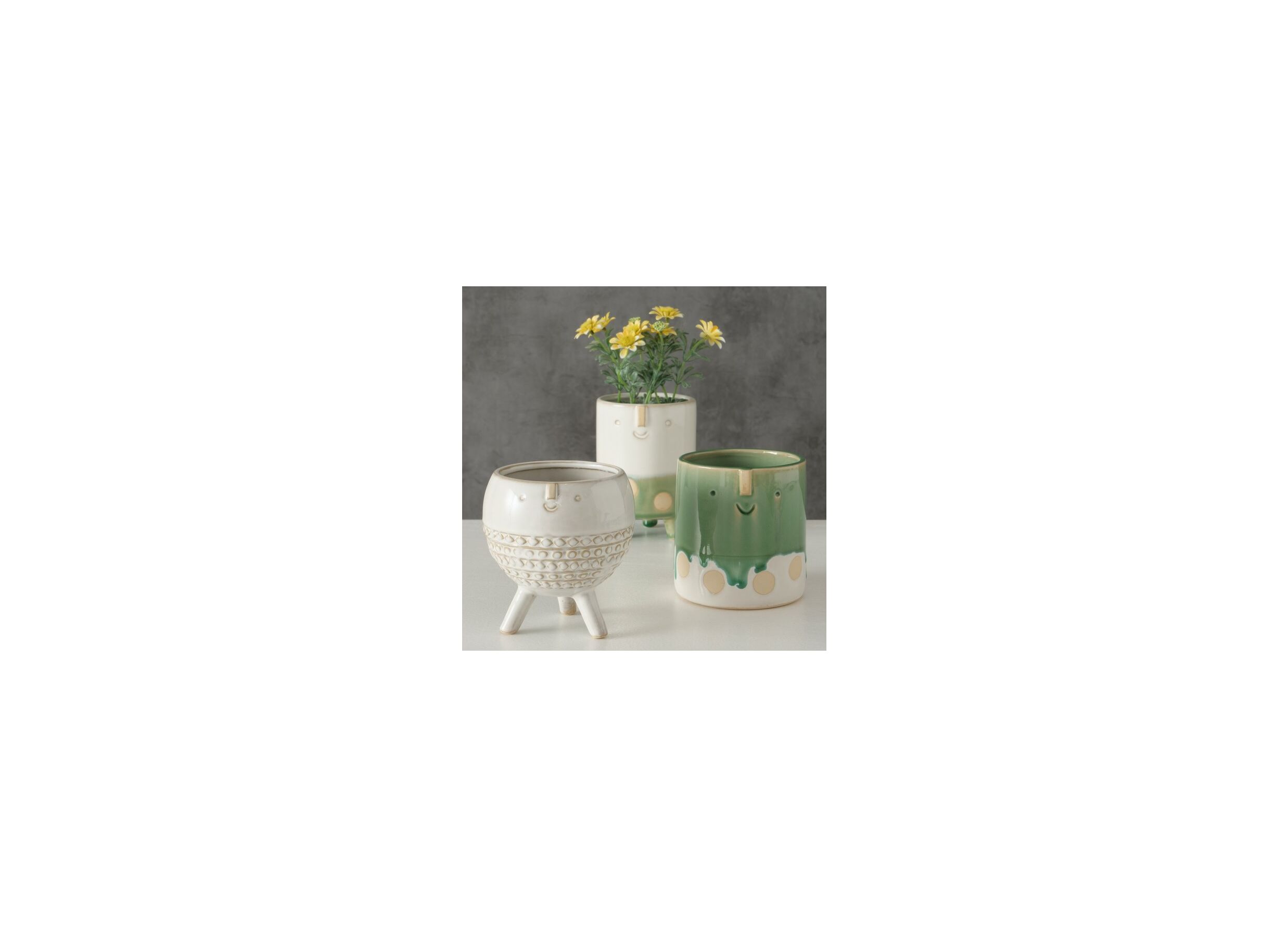 Photo ensemble - Cache-pot Adelita H12cm