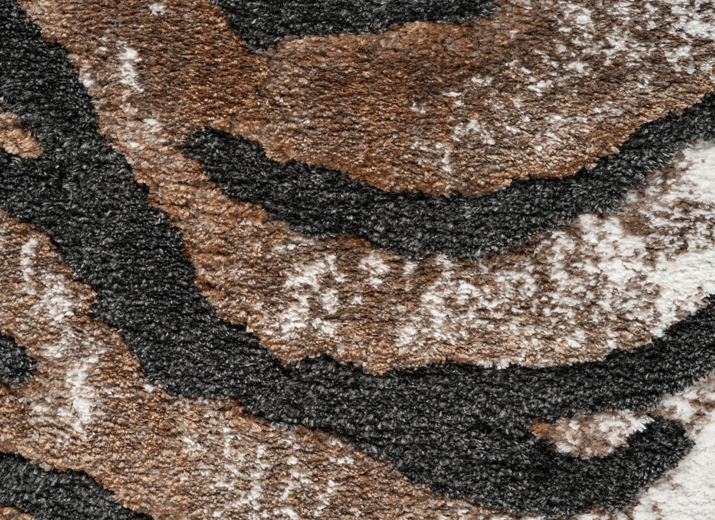 Detail - Tapis Madagaskar 240x340cm - fibre de polyester - multicolor