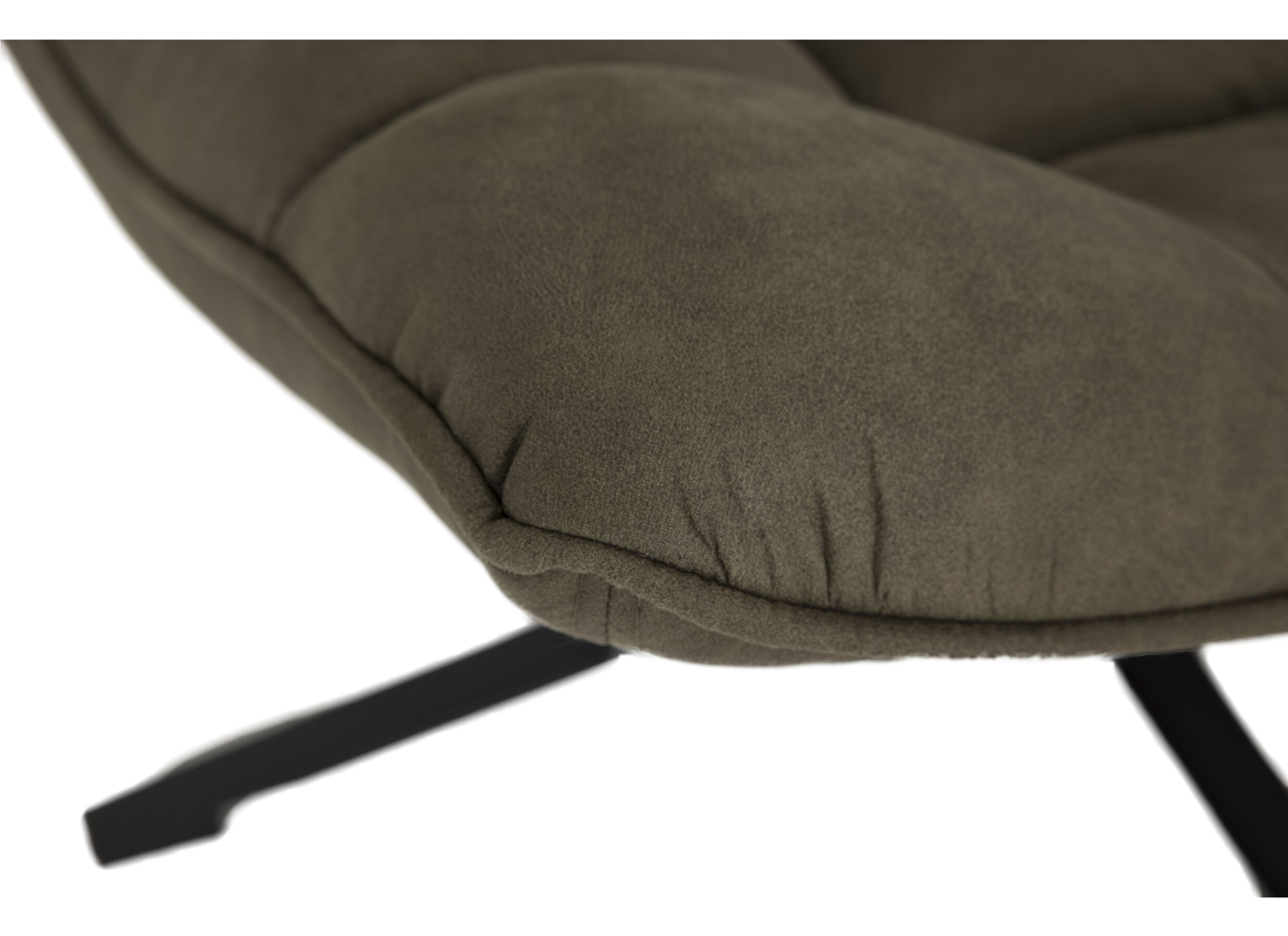 Fauteuil pivotant Slow 100x82x93cm - tissu - vert