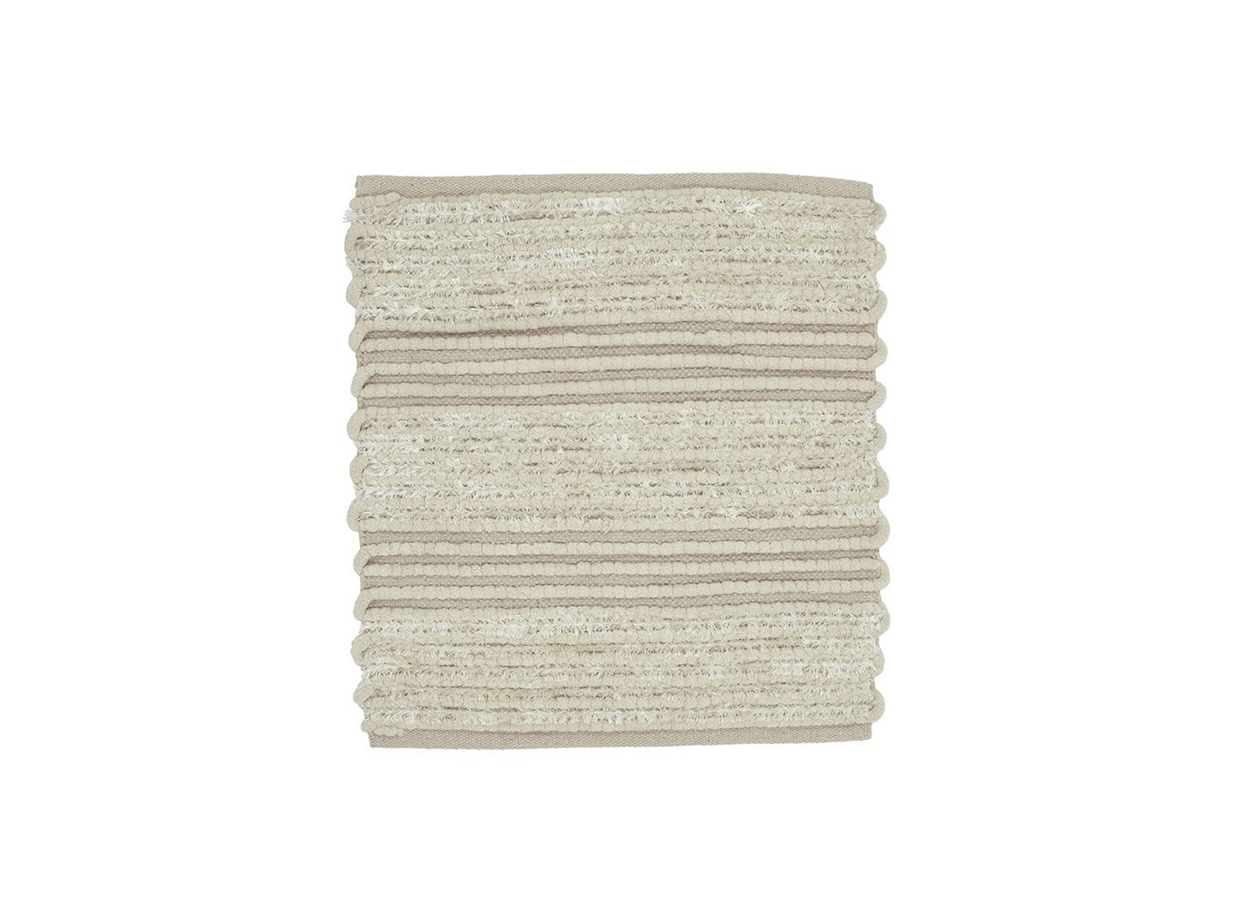 Badmat Solange 60x60cm - katoen & polyester - naturel - Tapis de bain Solange 60x60cm - coton & polyester - naturel