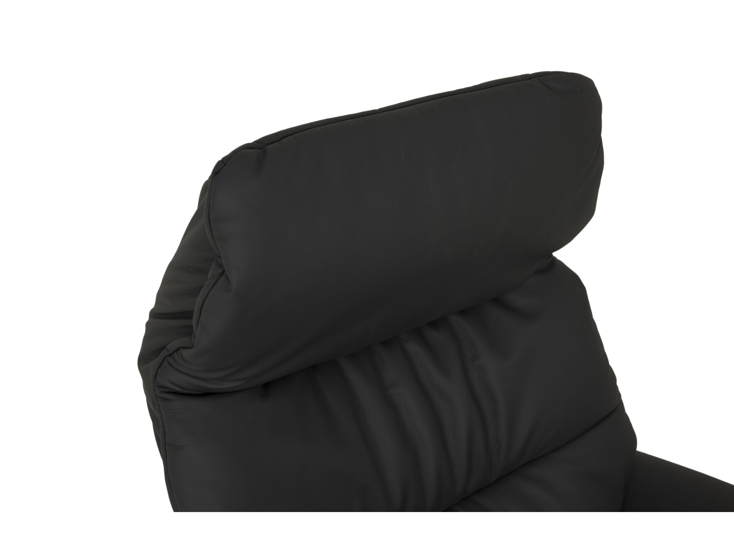 Detailfoto - Relaxzetel 7051.57V+Z60 elektrisch - leder - zwart met large zithoogte- en diepte