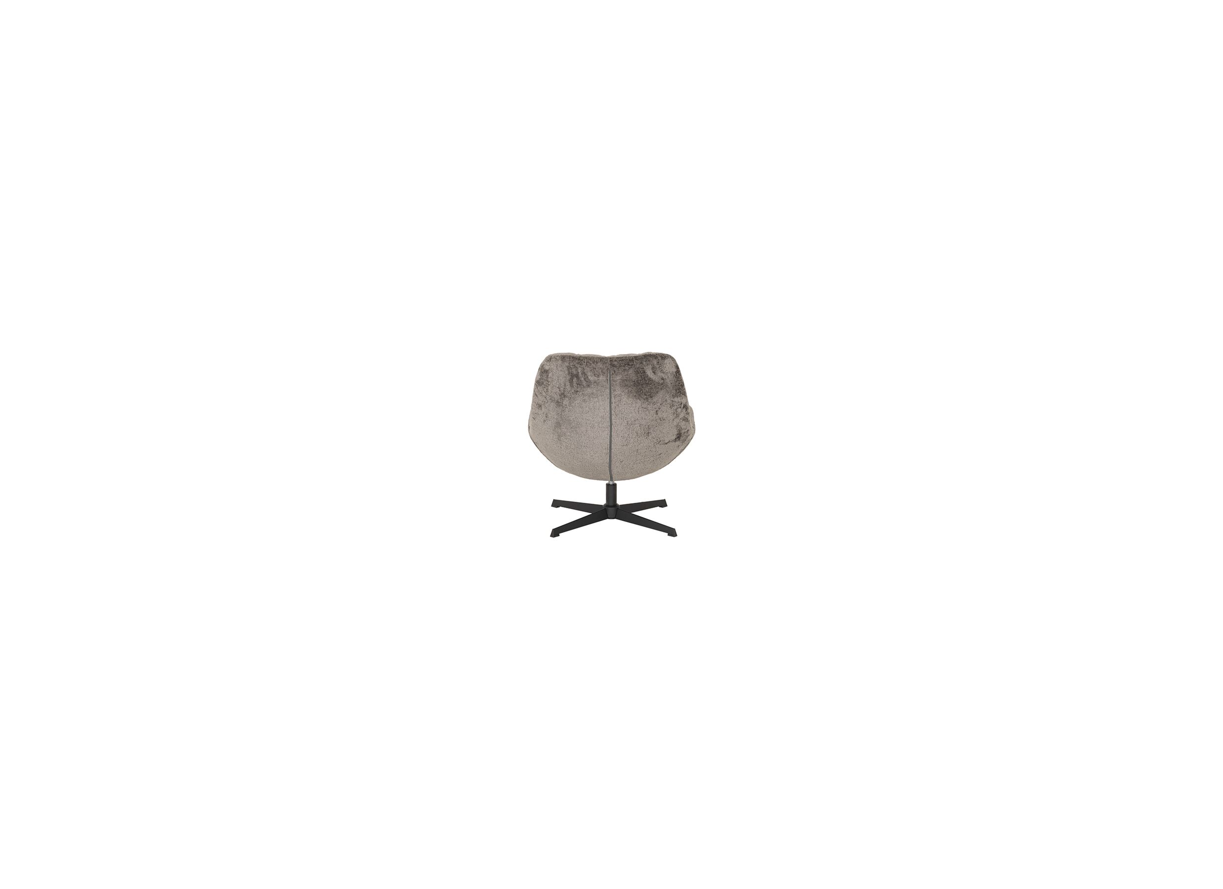Aperçu - Fauteuil pivotant Iota 76x81x84cm - chenille - gris foncé