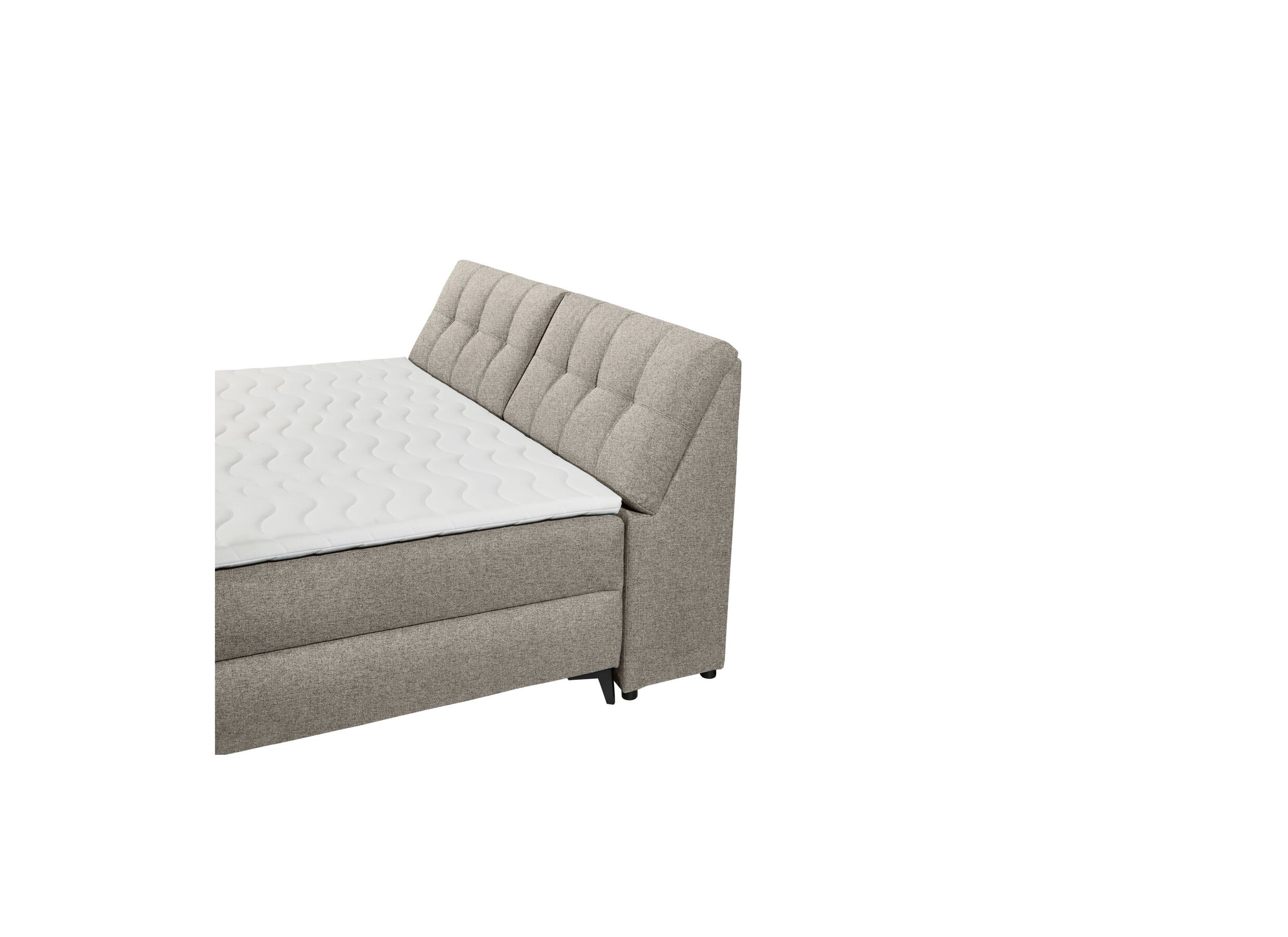 Detailfoto - Bedbox Atlantis 180x200cm met opbergruimte stof zand
