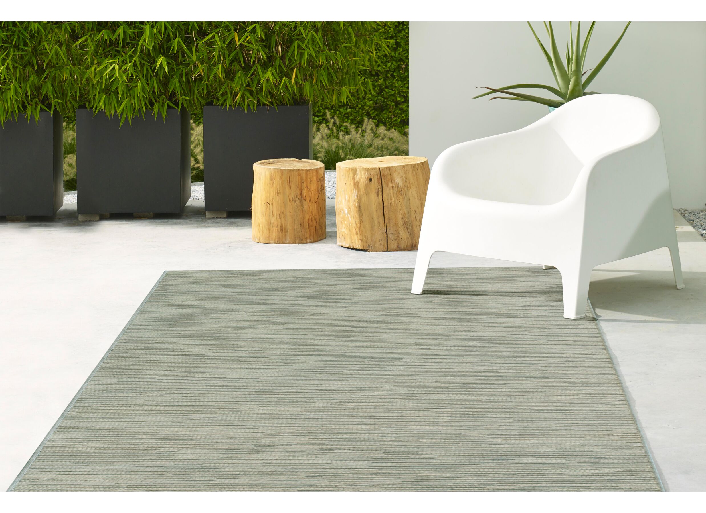 Buitentapijt Brandon 160x230cm - polypropyleen - taupe