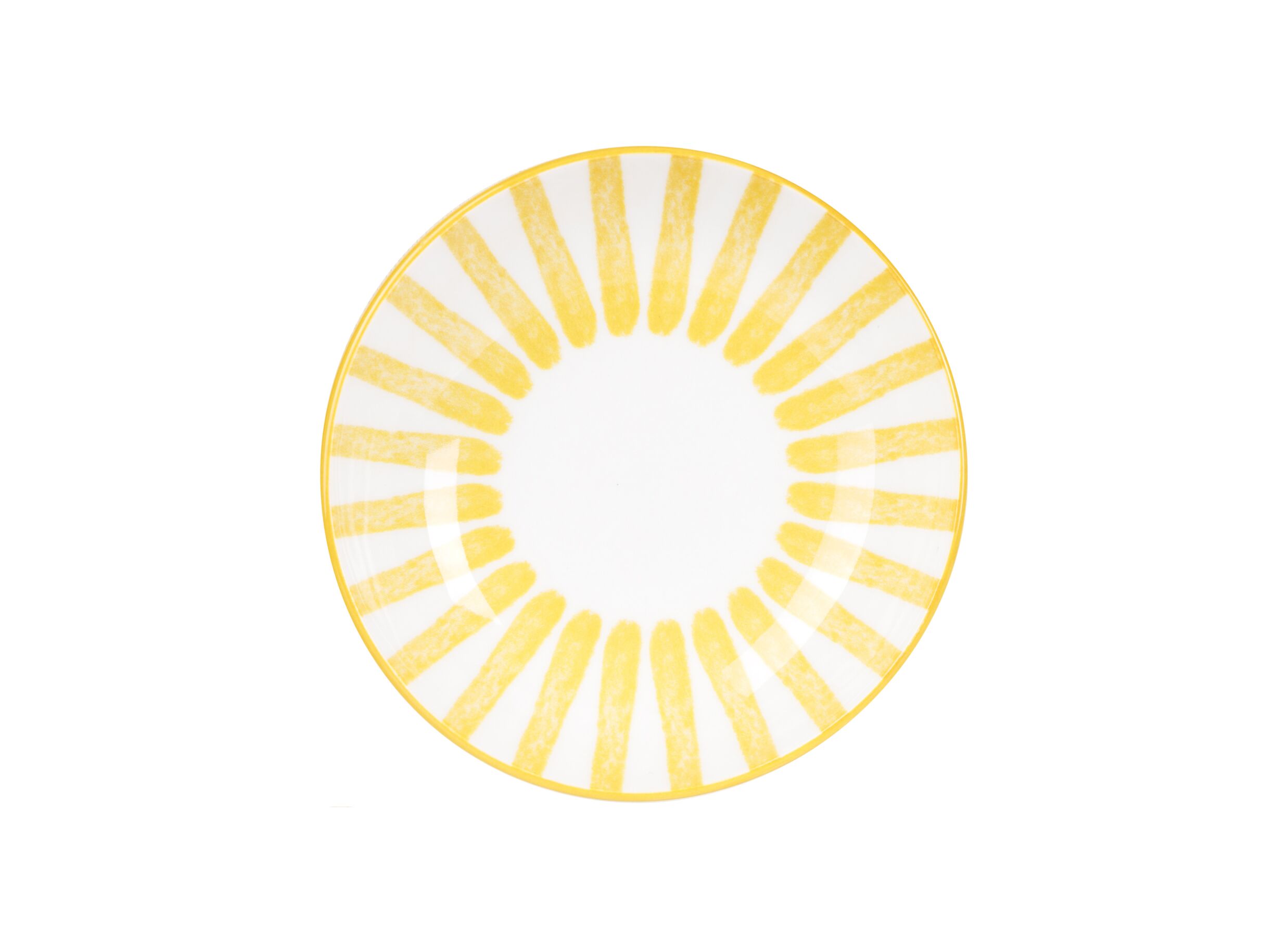 Overzichtsfoto - Schaal Cabana Ø10,30 - porselein - geel