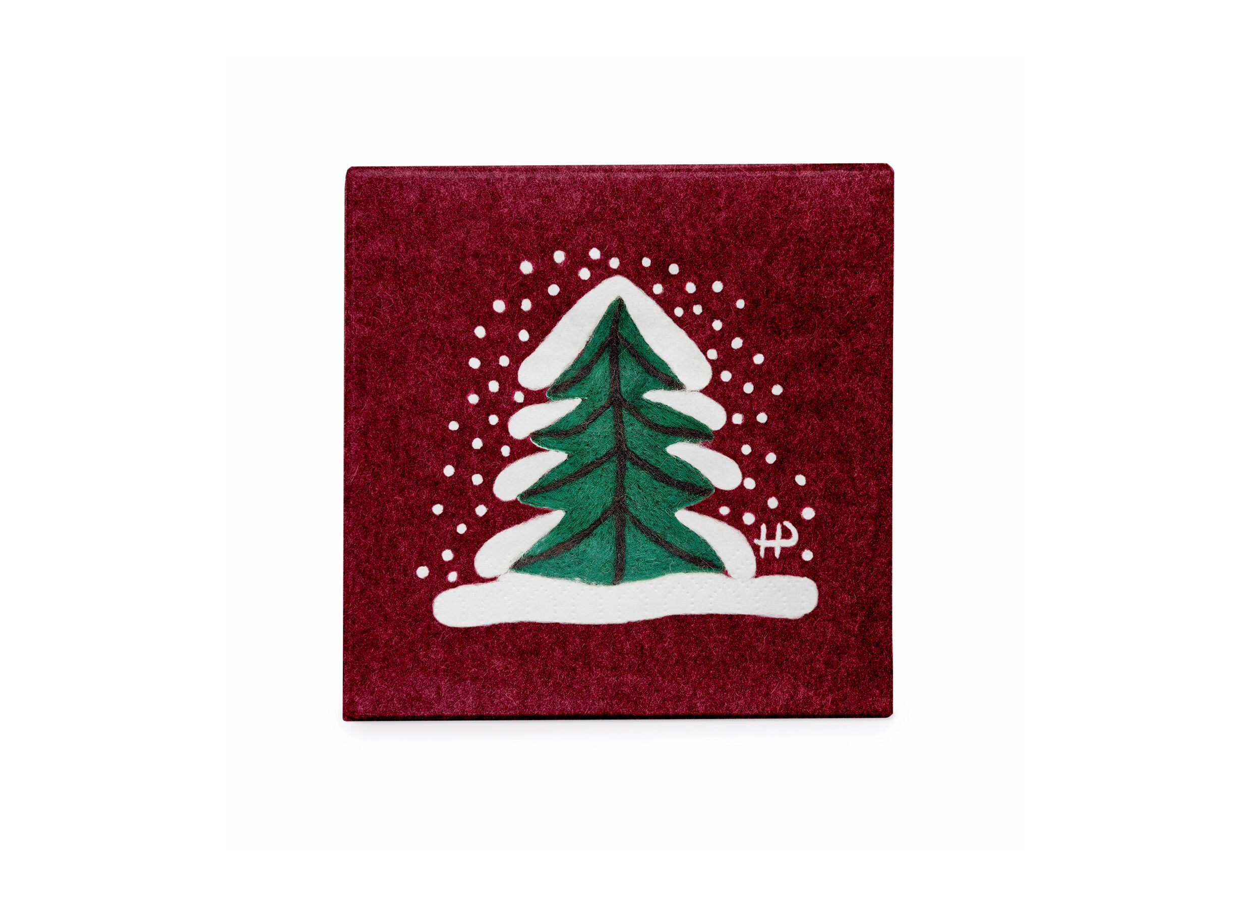 Serviette Tanne Im Schnee 33x33cm - 20 stuks - Serviette Tanne Im Schnee 33x33cm - 20 pièces