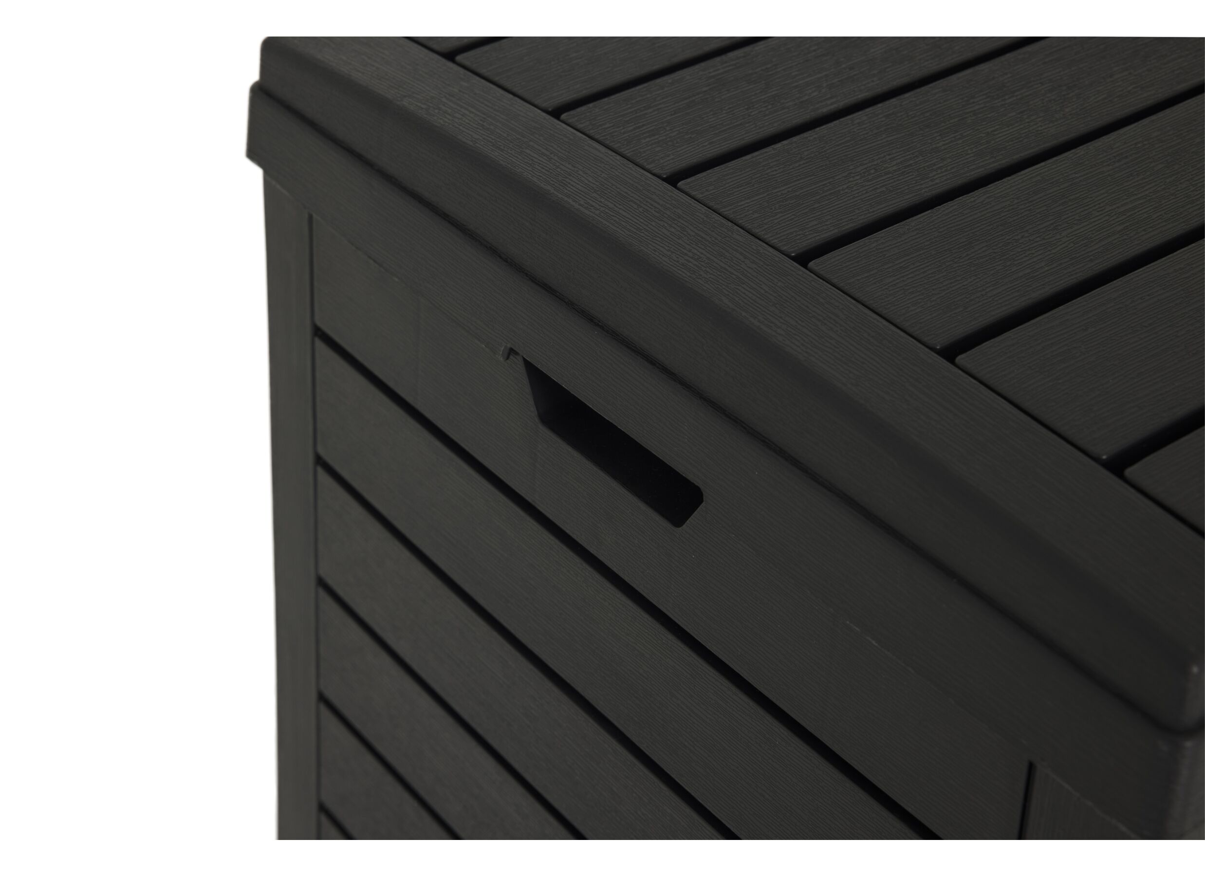 Detail - Poubelle 41x41x86cm - plastique - anthracite