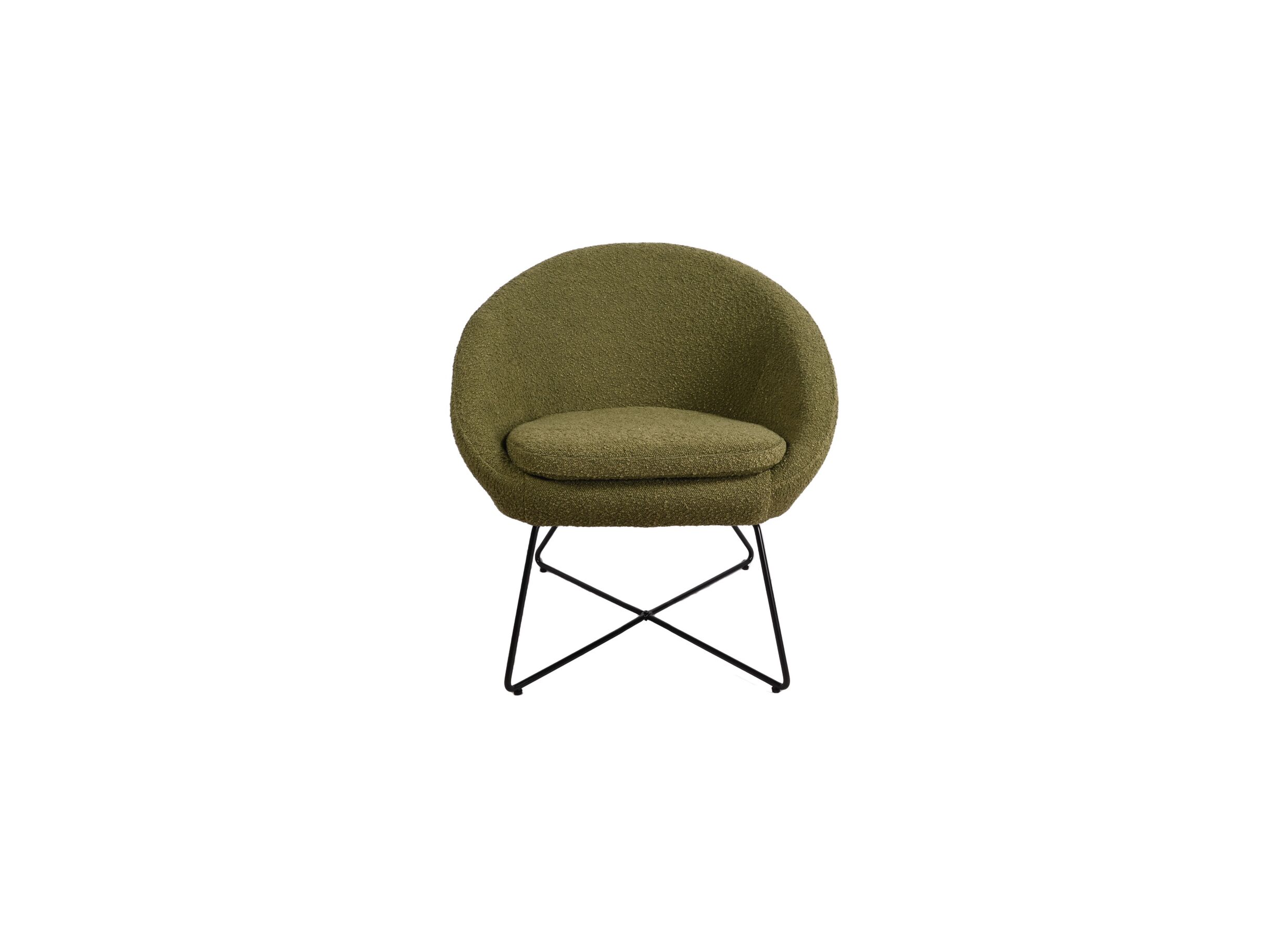 Aperçu - Fauteuil Juice 70x69x73,50cm - bouclé - vert