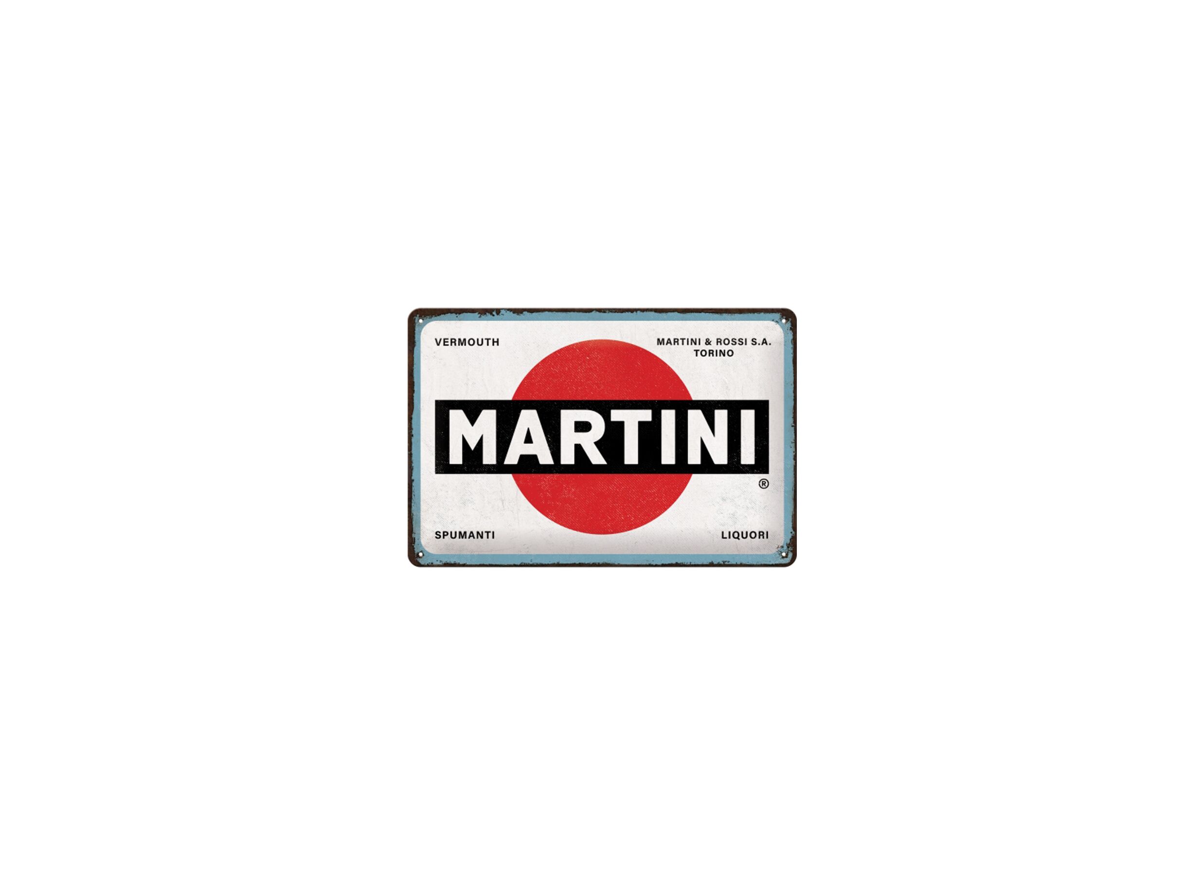 Plaque 20x30cm Martini - Plaque 20x30cm Martini