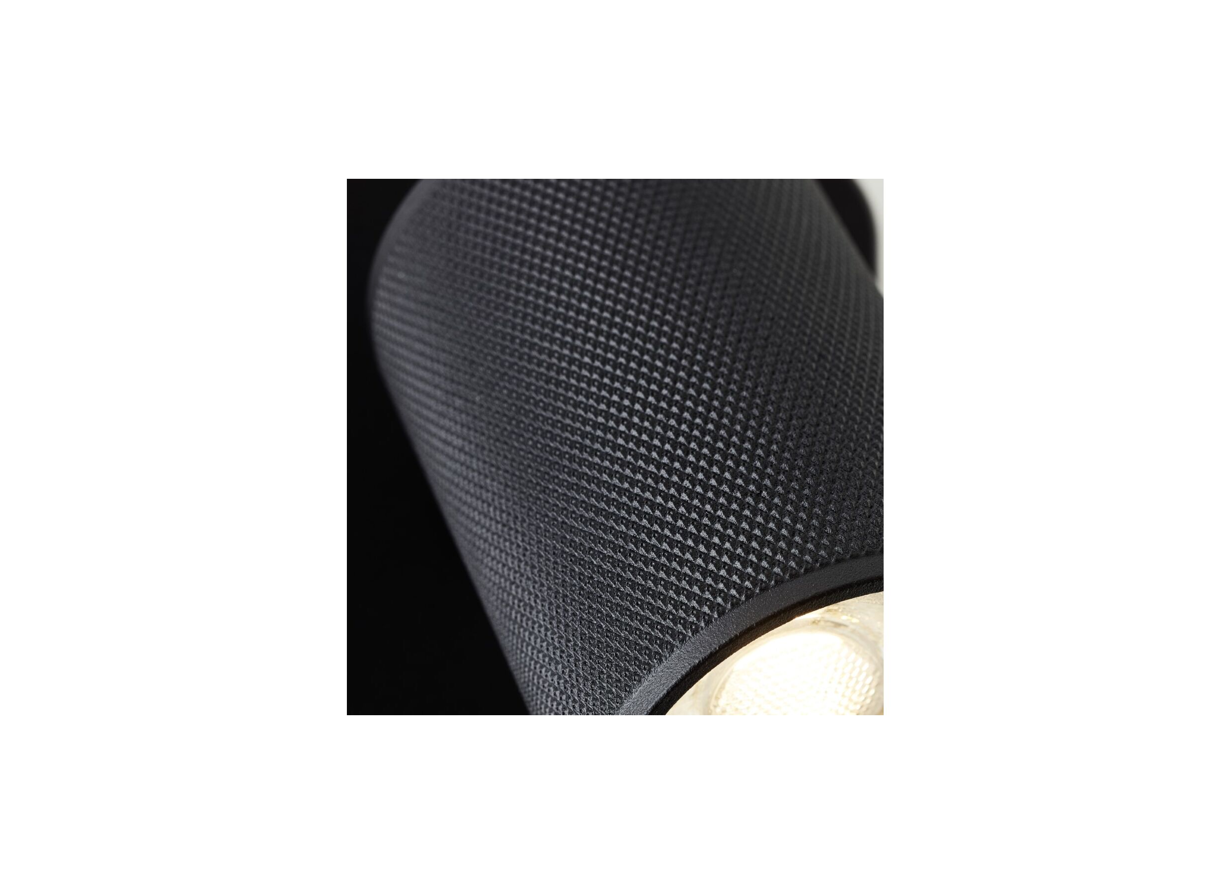 Wandspot Marty zand zwart 5W GU10