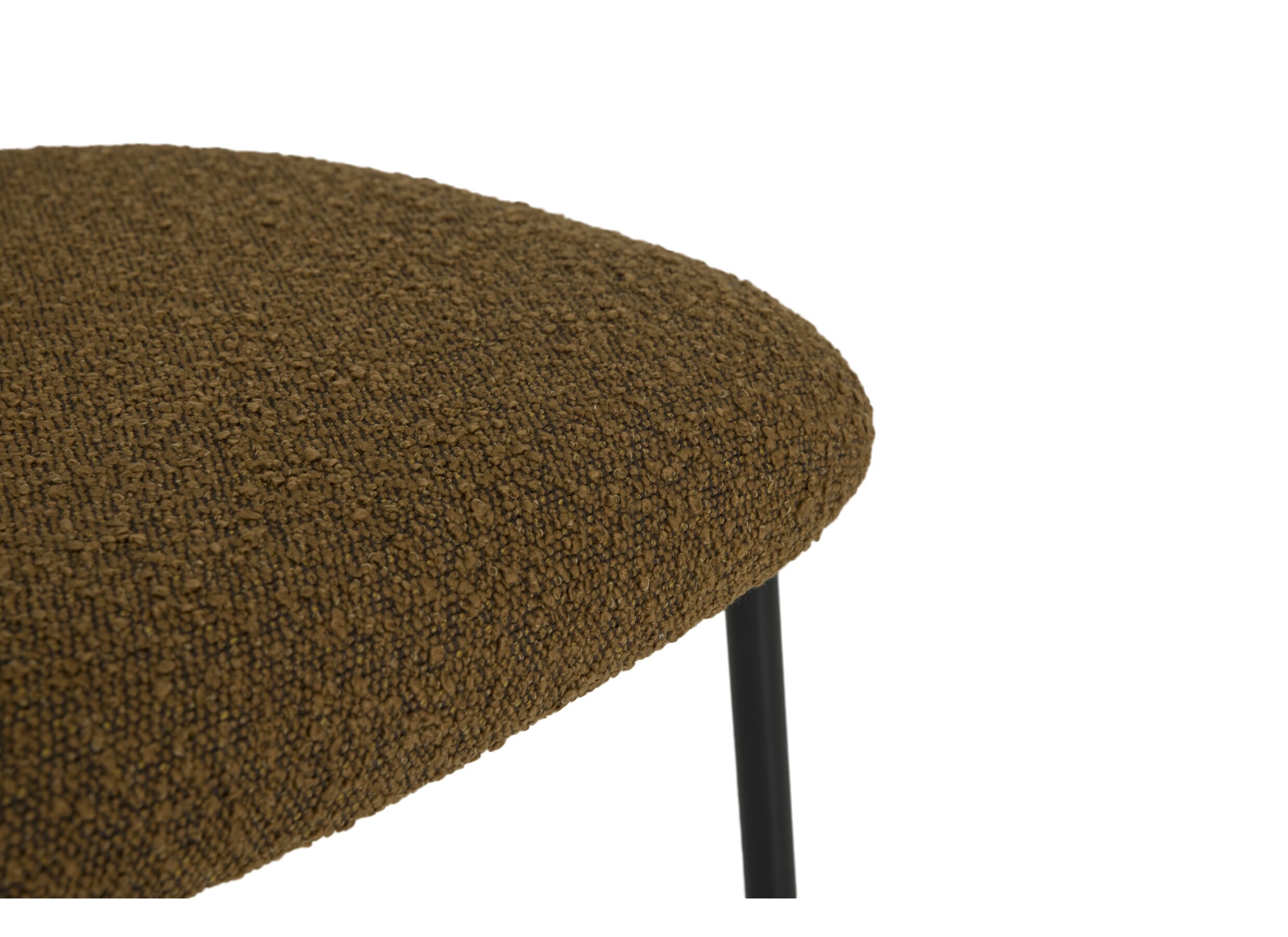 Stoel Jumper 46x53x79cm - stof - mosterd