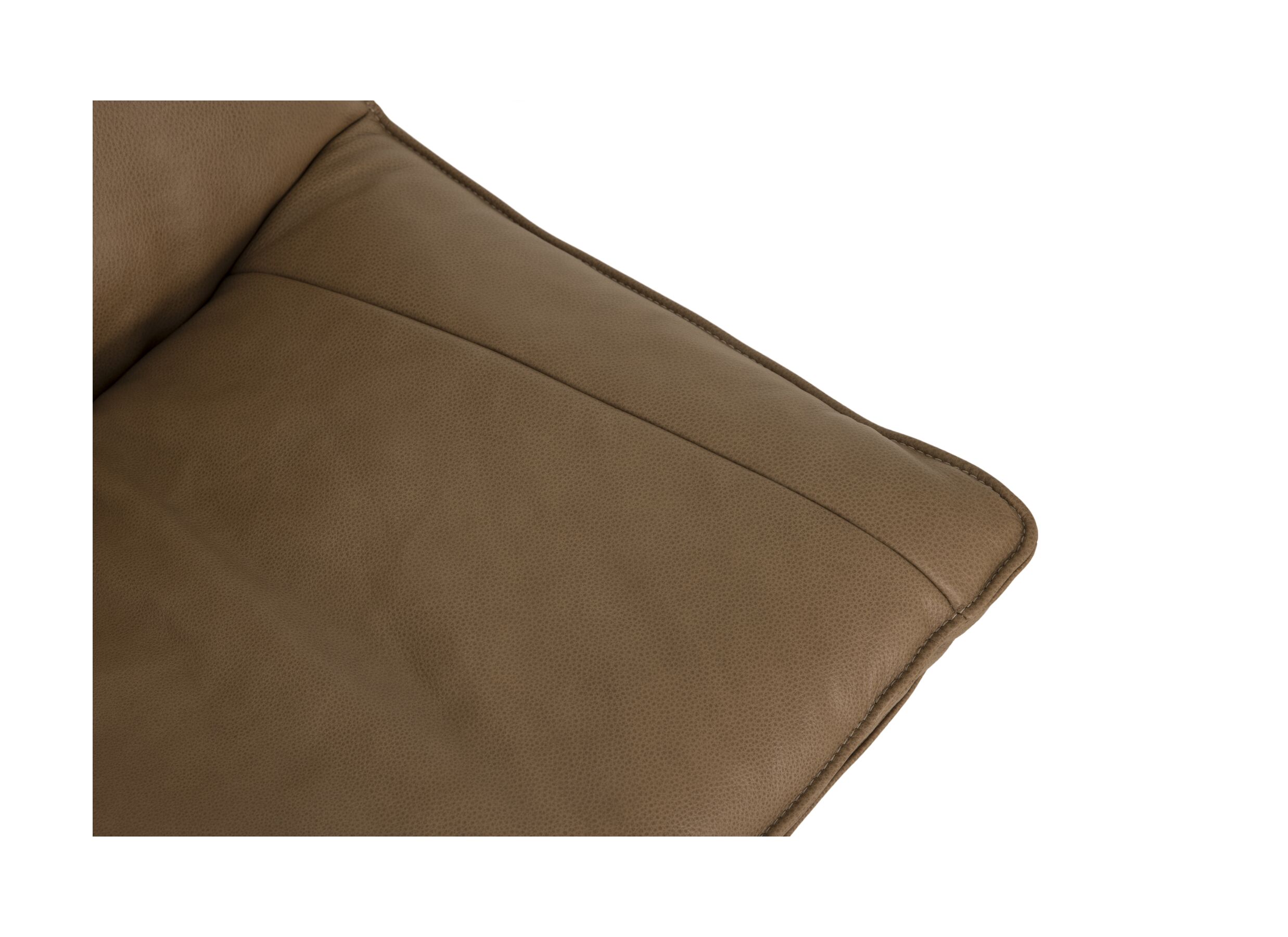 Detailfoto - Draaifauteuil A8036 75x90x87cm - leder - cognac