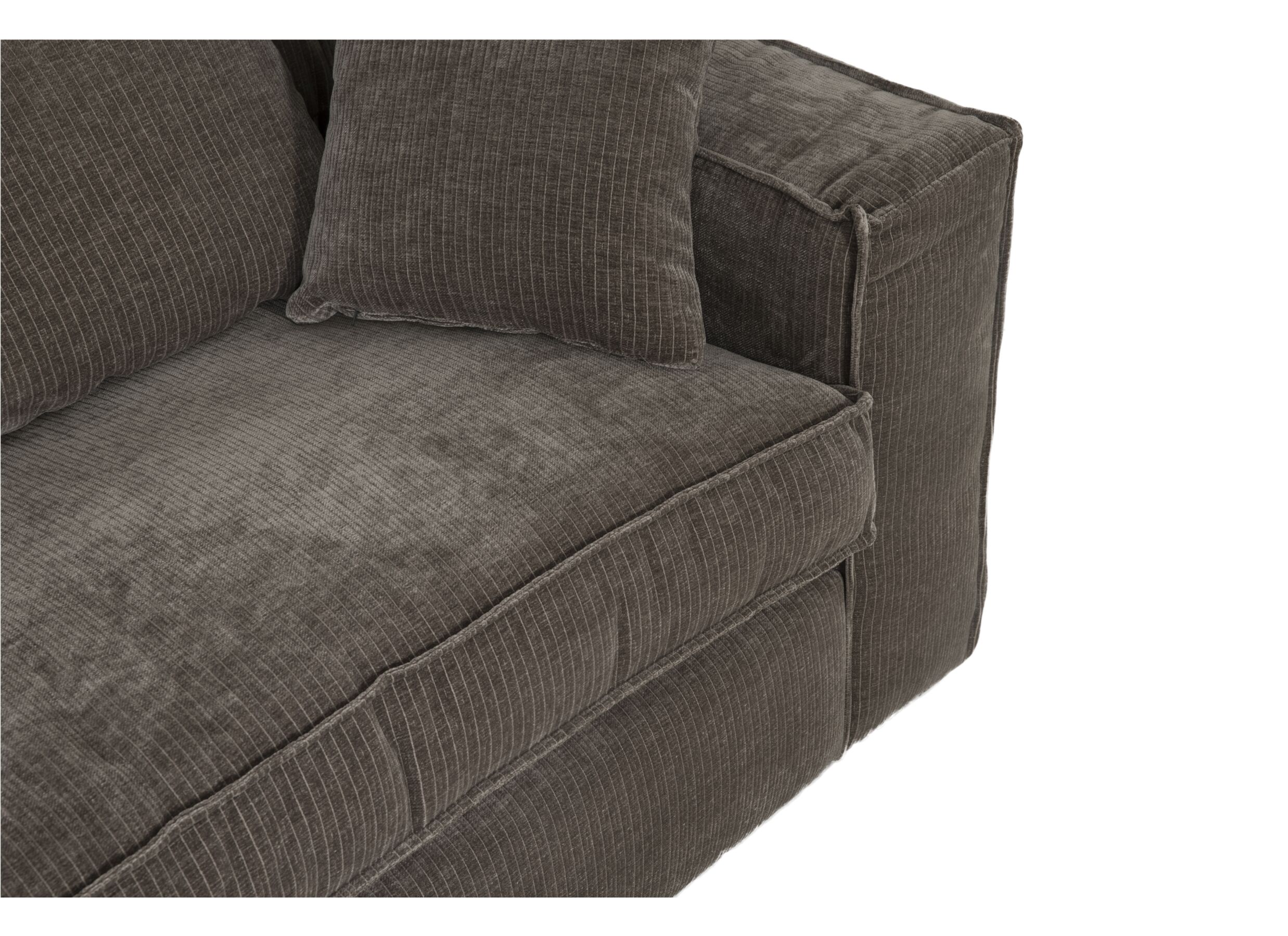 Zetel Marlon 1-zit - stof - bruin