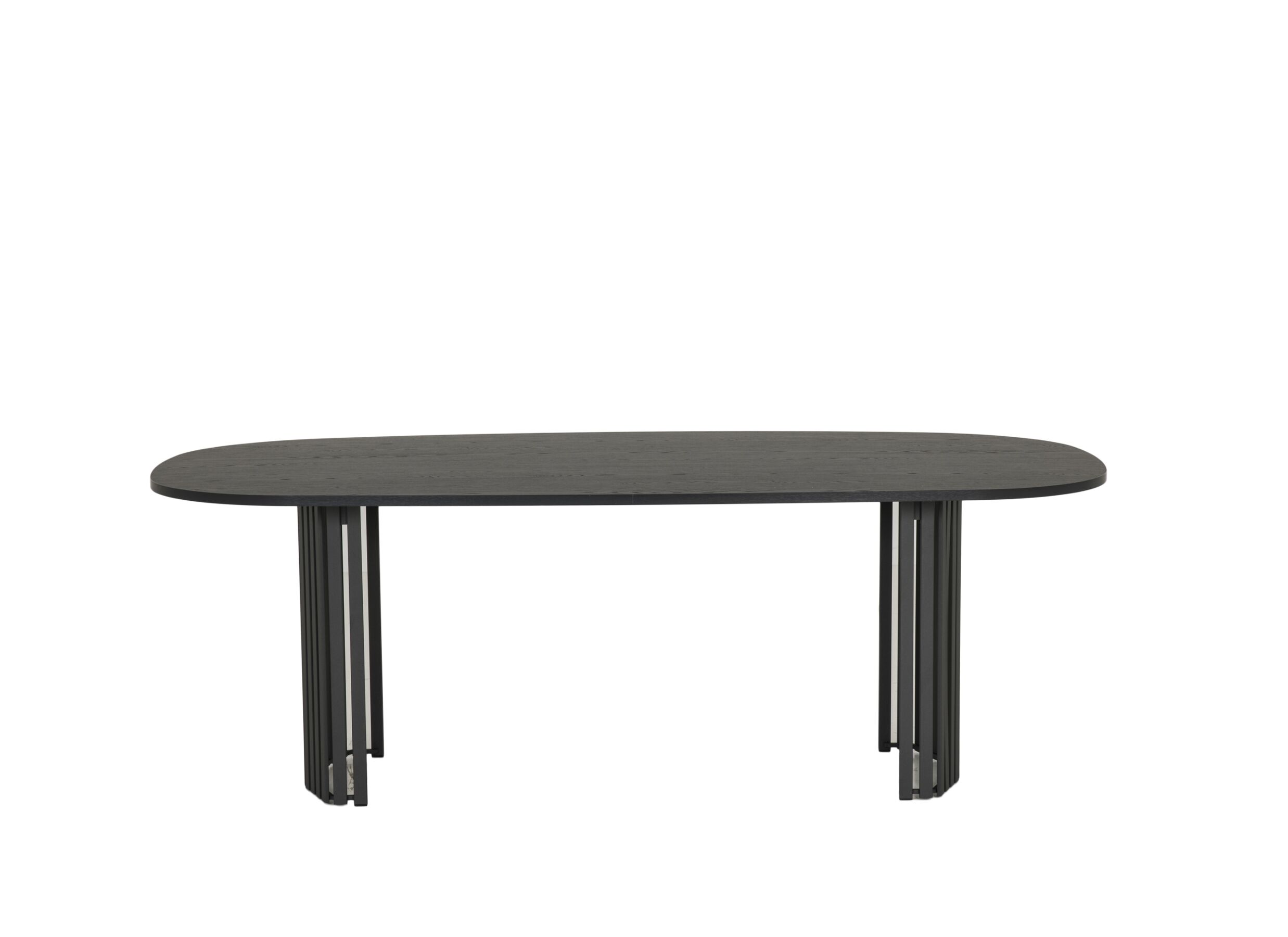 Overzichtsfoto - Tafel Canvas 220x120cm - decor - zwarte eik