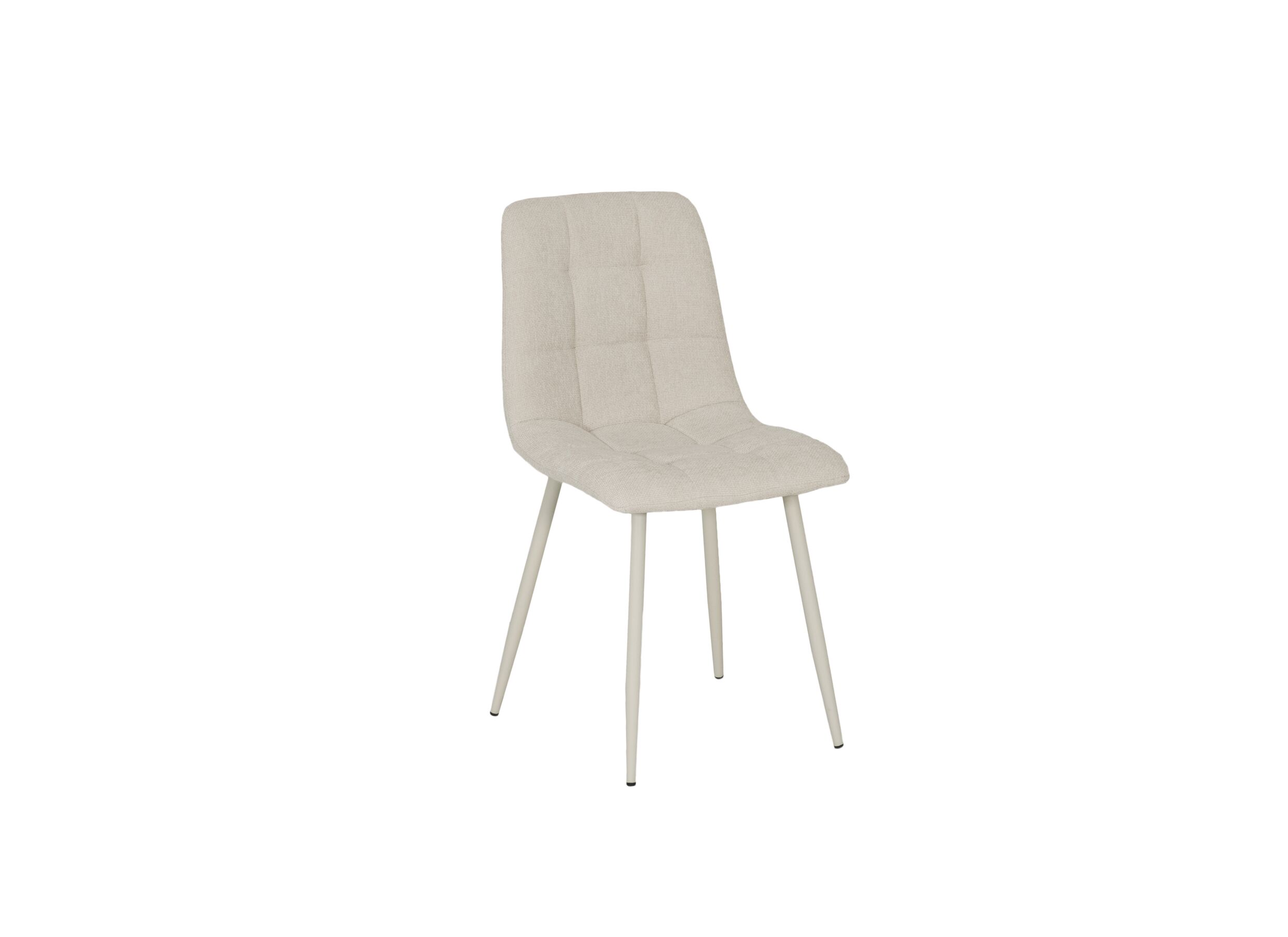 Stoel Churchill 46x54 - Chaise Churchill 46x54,5x85cm - métal/tissu - beige