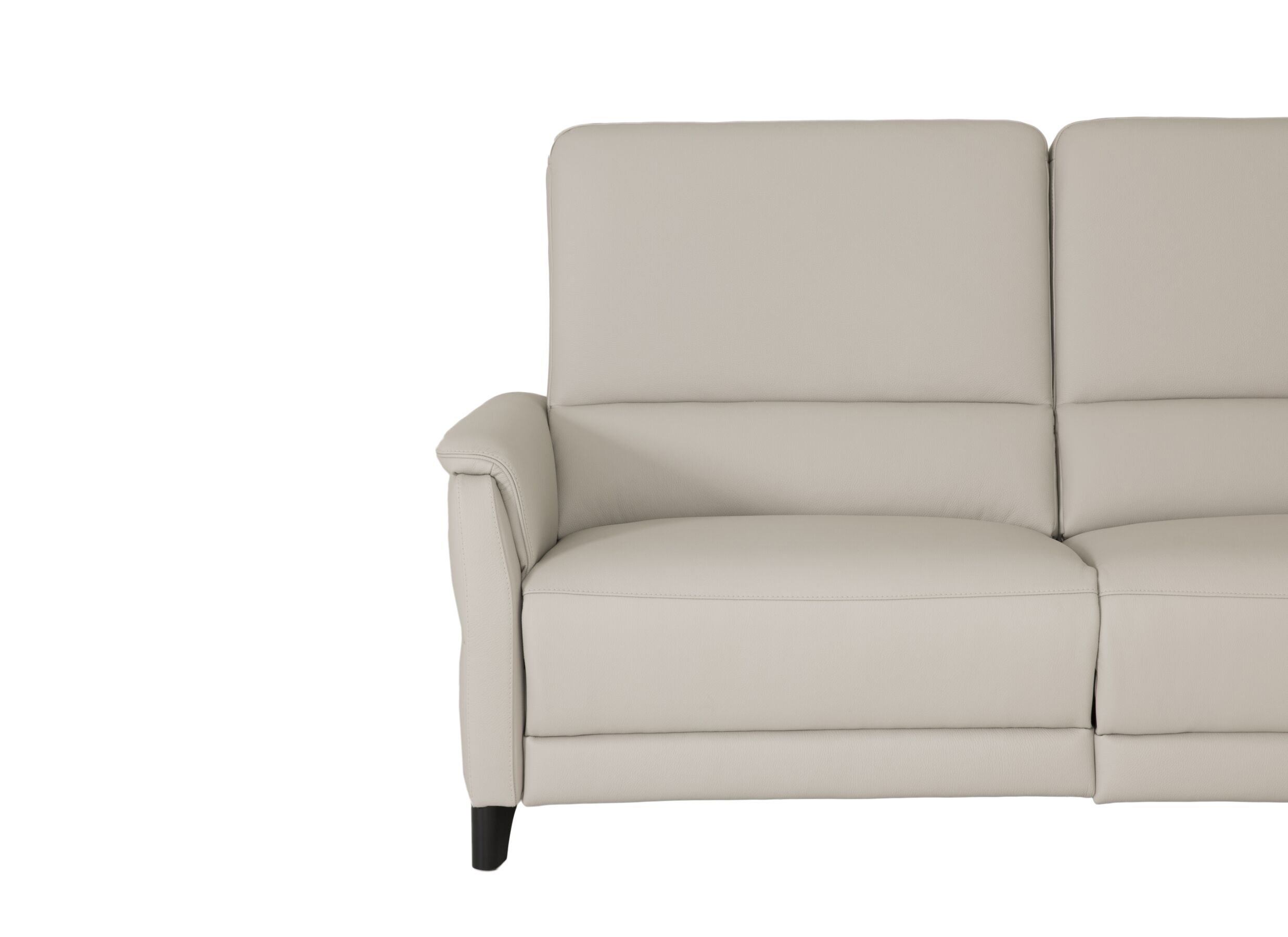 Detailfoto - Zetel Malorix 3+2+1-zit - leder - beige met relax