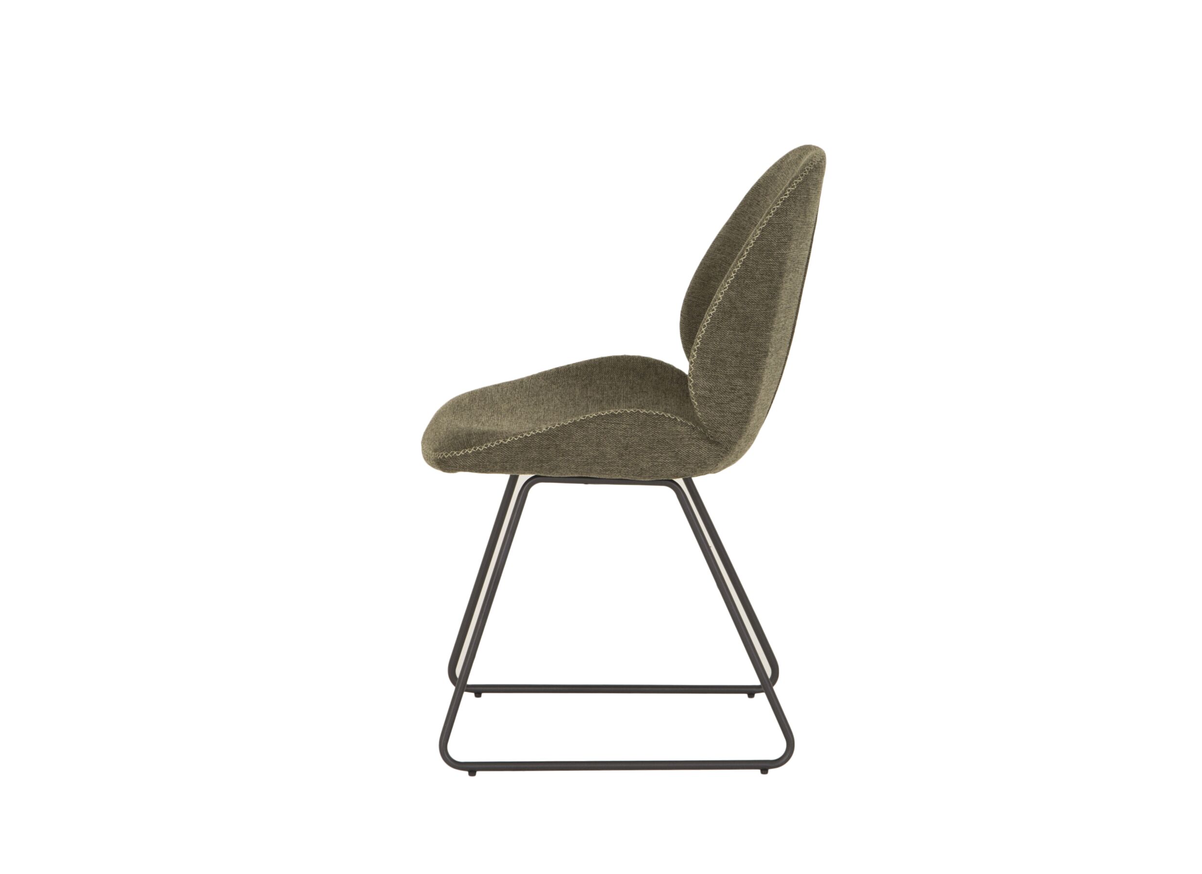 Detail - Chaise Patti 49x53x87cm - tissu - vert
