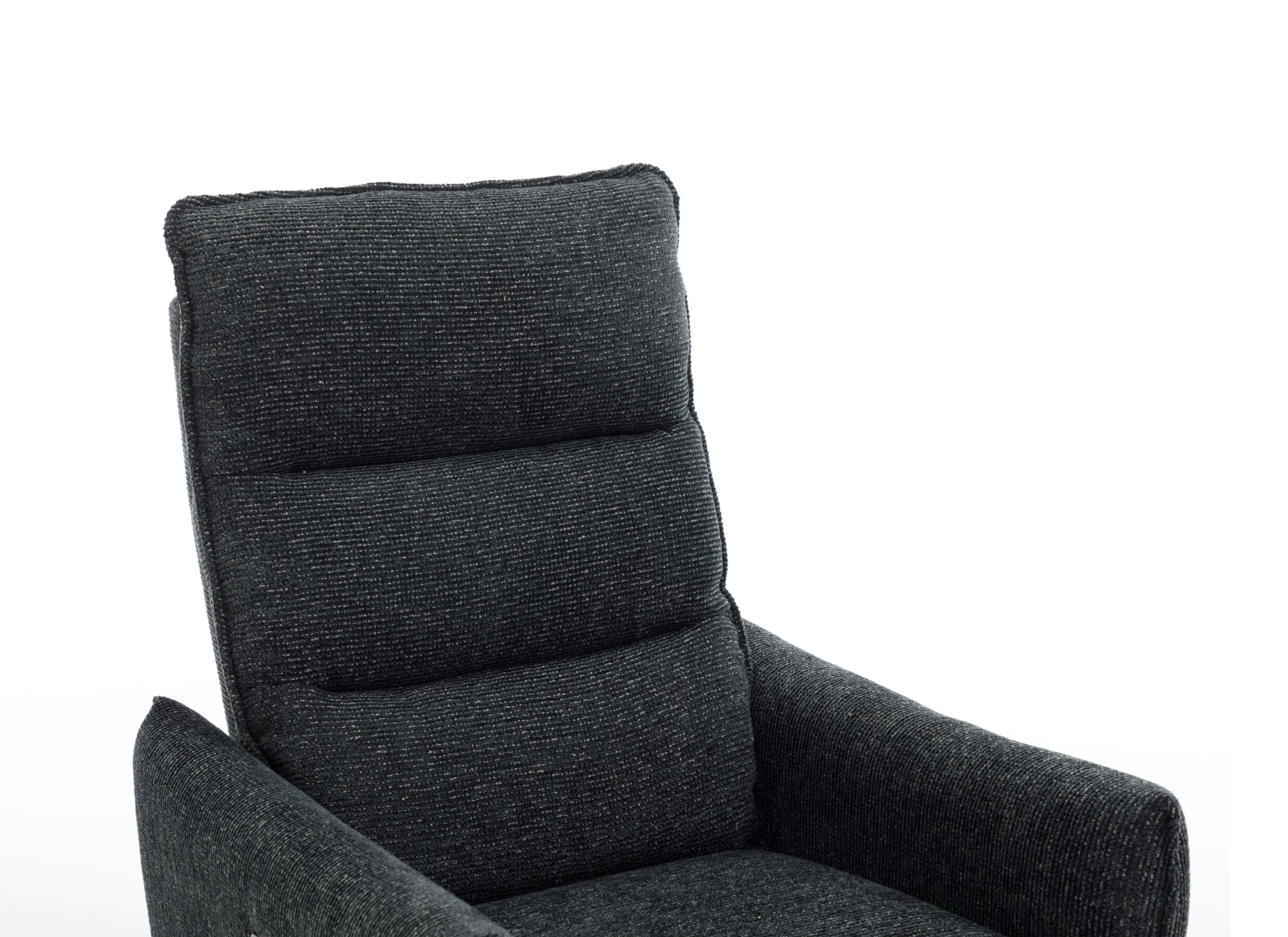 Detail - Fauteuil relax Jorge électrique - tissu - gris