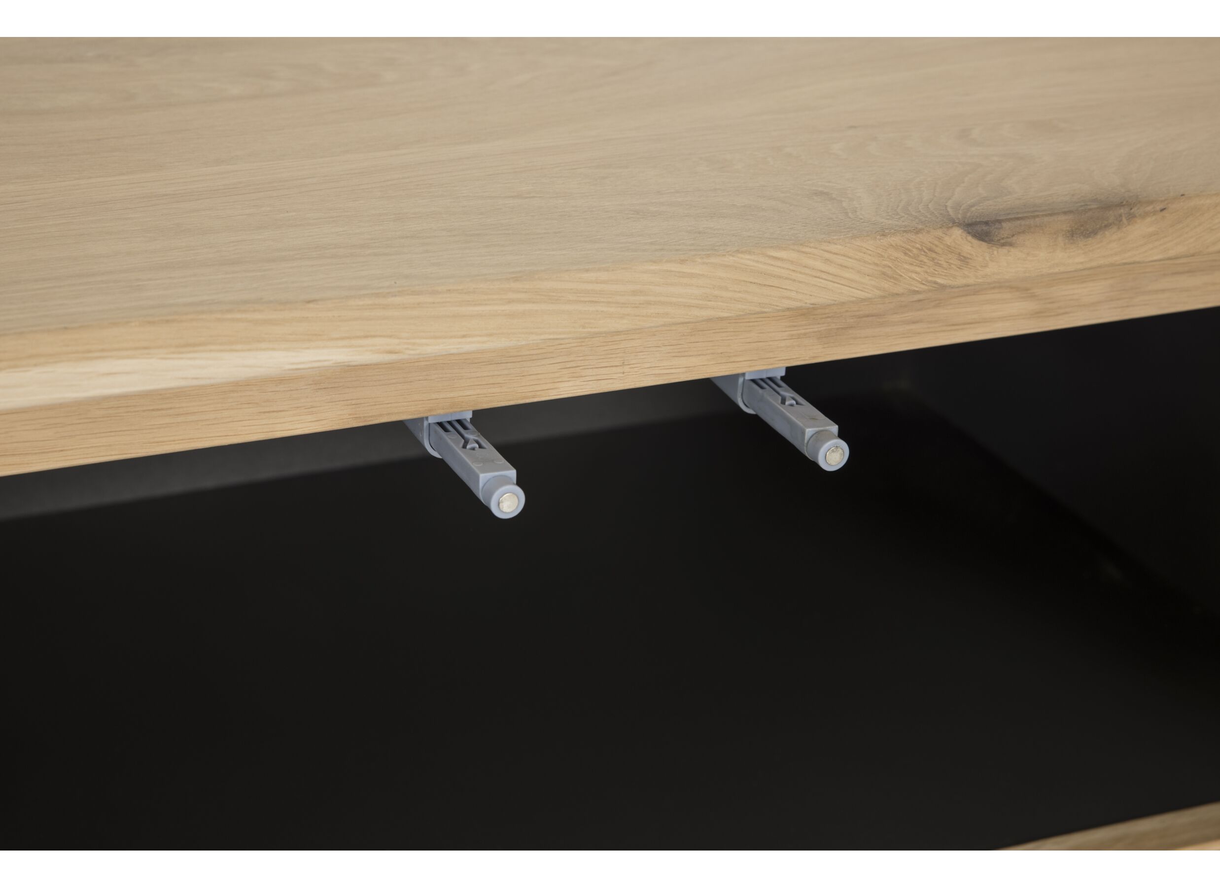 Tv-meubel Nomade 150cm - eik massief & fineer & decor - naturel