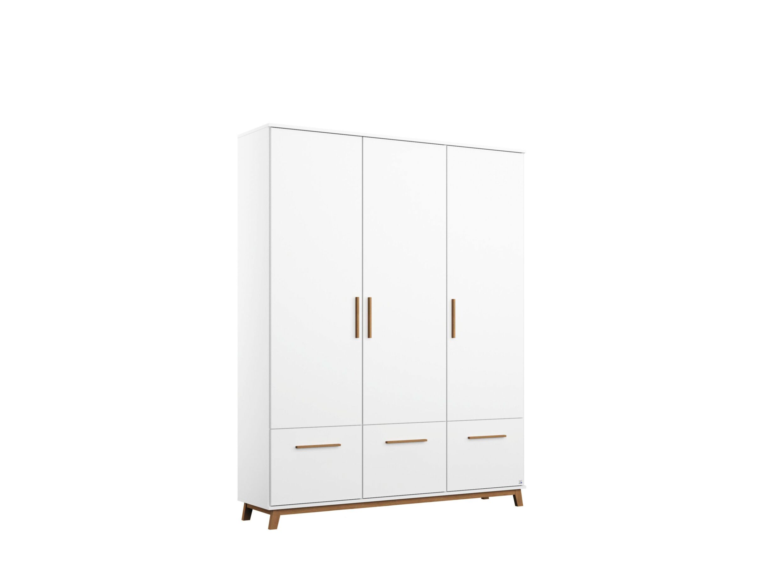 Garde-robe 136cm - Garde-robe 136cm - décor - blanc alpin/chêne