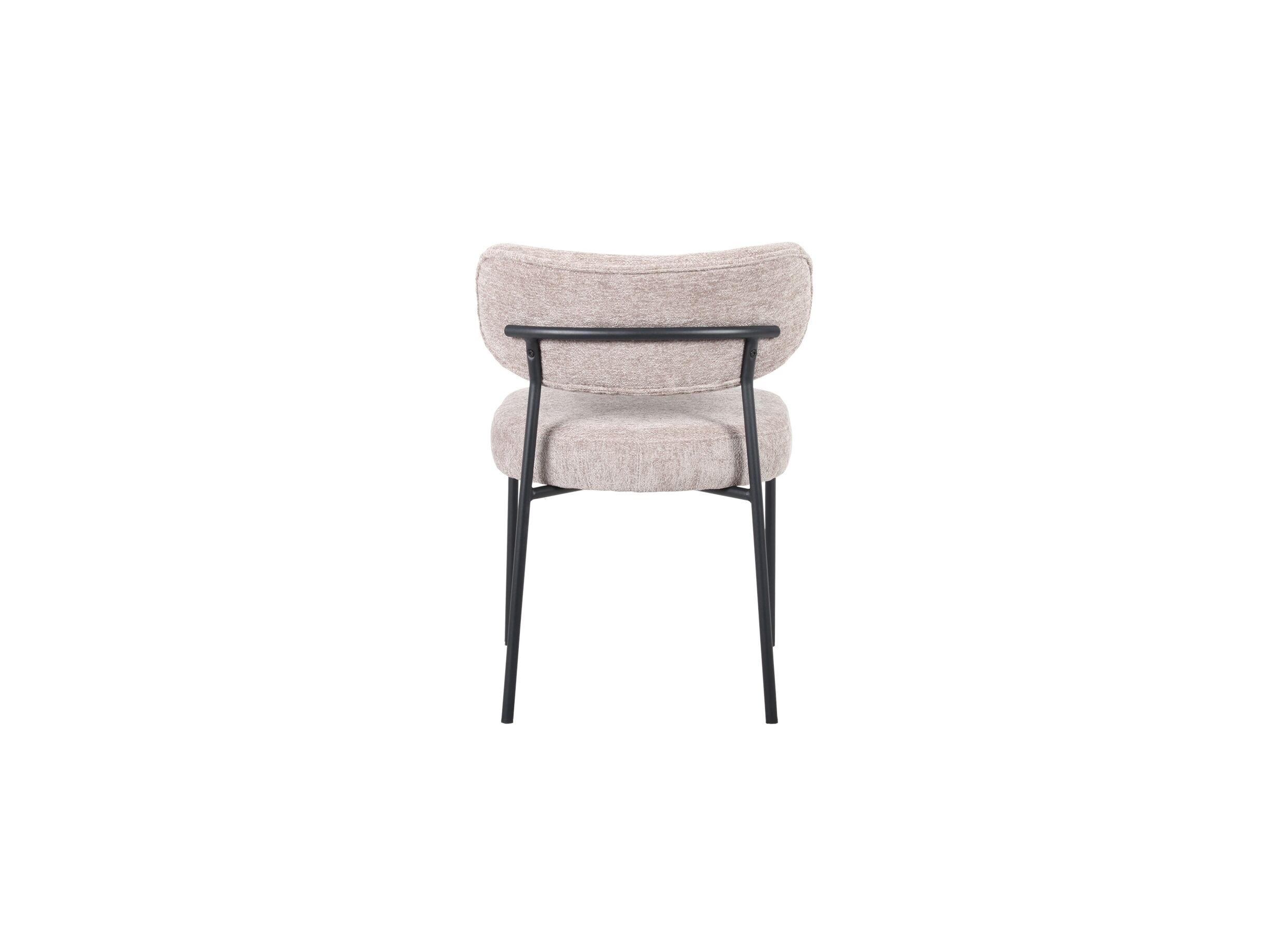 Aperçu - Chaise Alien 43x43x66cm - tissu - taupe
