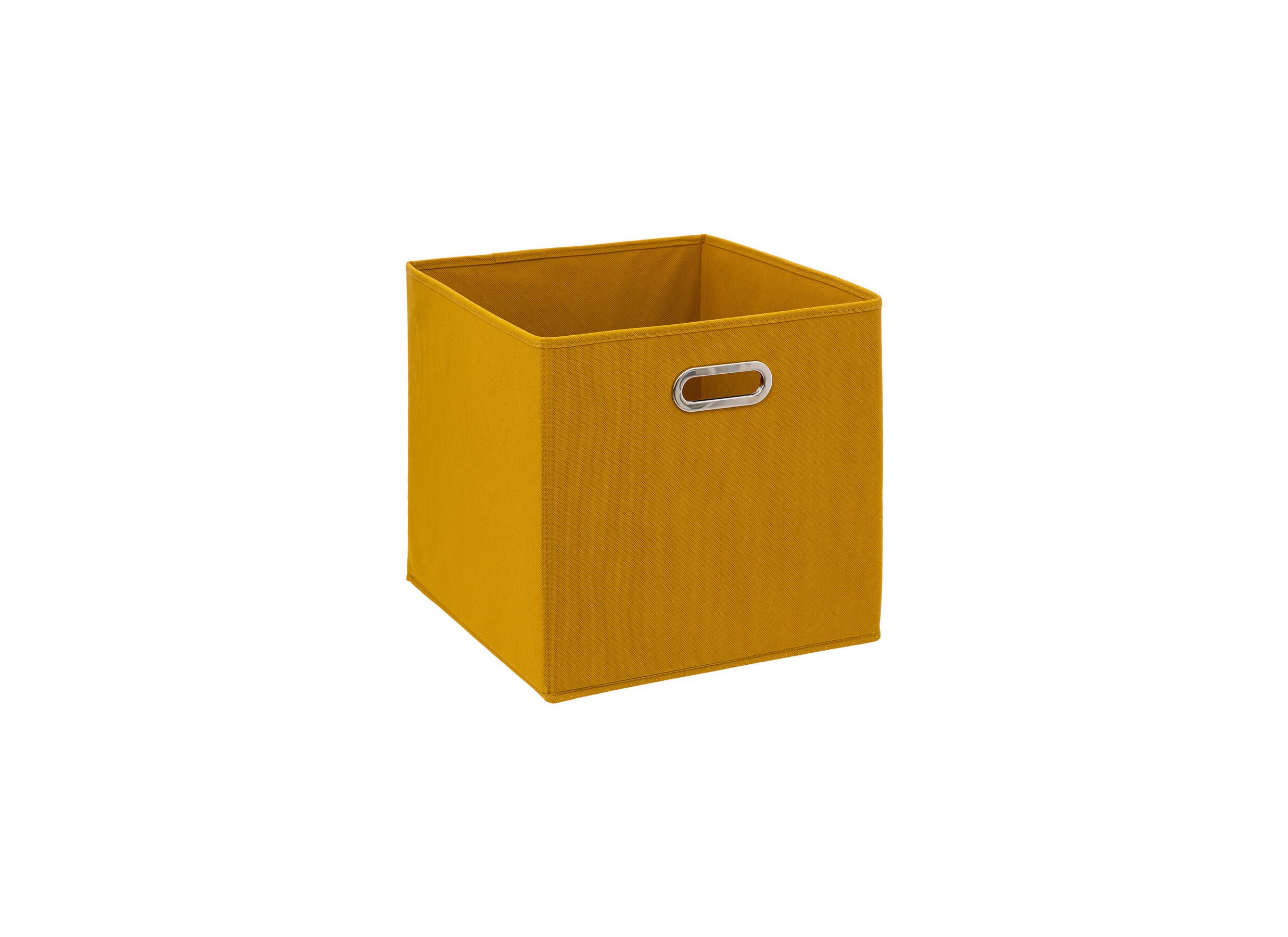Opbergbox 31x31x31cm mosterd
