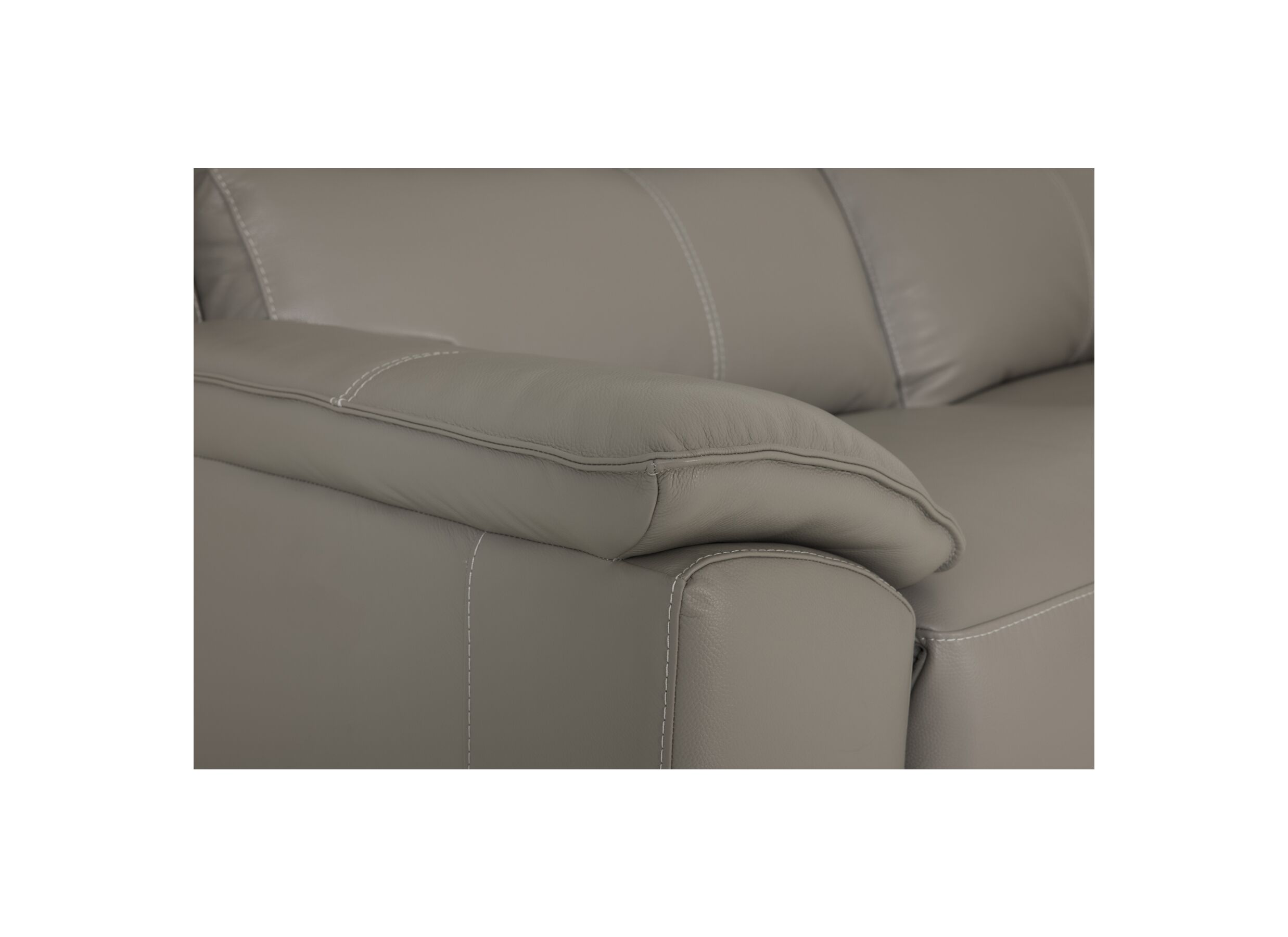 Detailfoto - Zetel Singer 2,5-zit - leder - taupe
