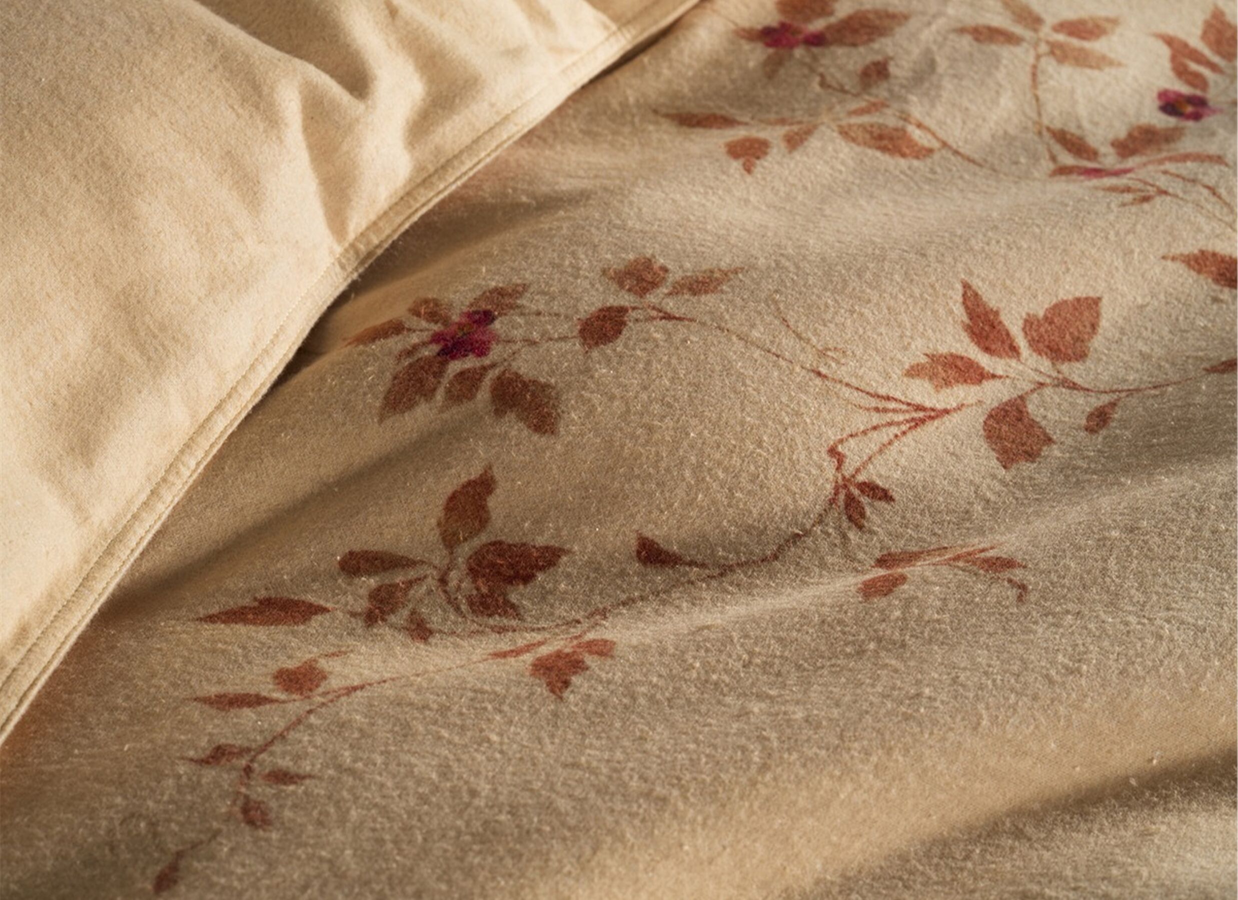 Detail - Housse de couette Tommaso 140x220cm - flanelle - jaune