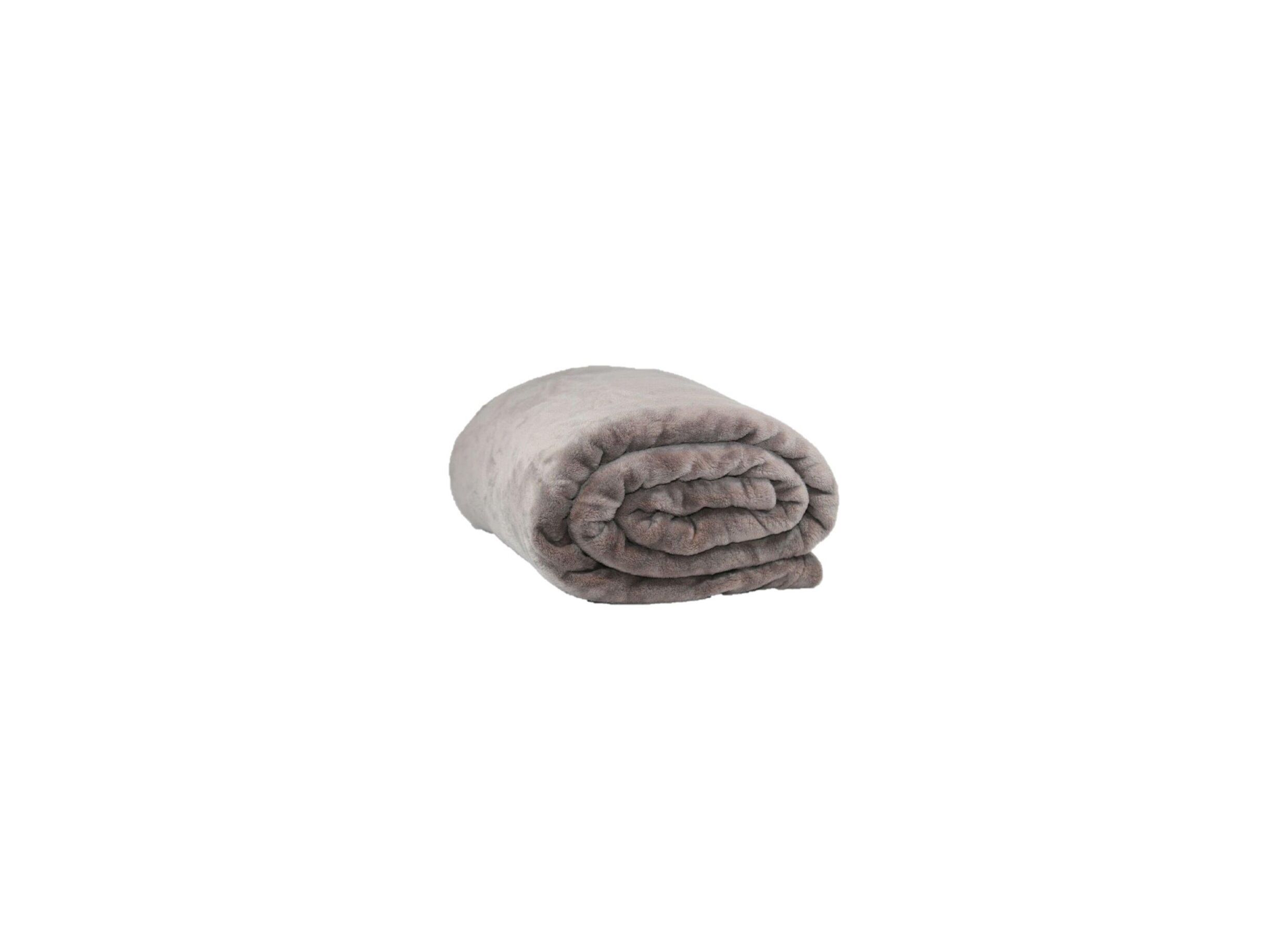 Plaid 150x200cm microfibre gris - Plaid 150x200cm microfibre gris