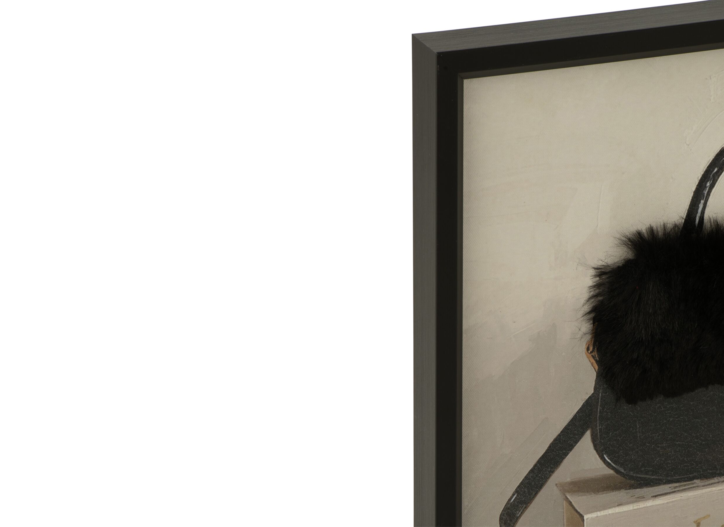 Detail - Peinture Sac à main 30x30cm - MDF & toile - multicolore