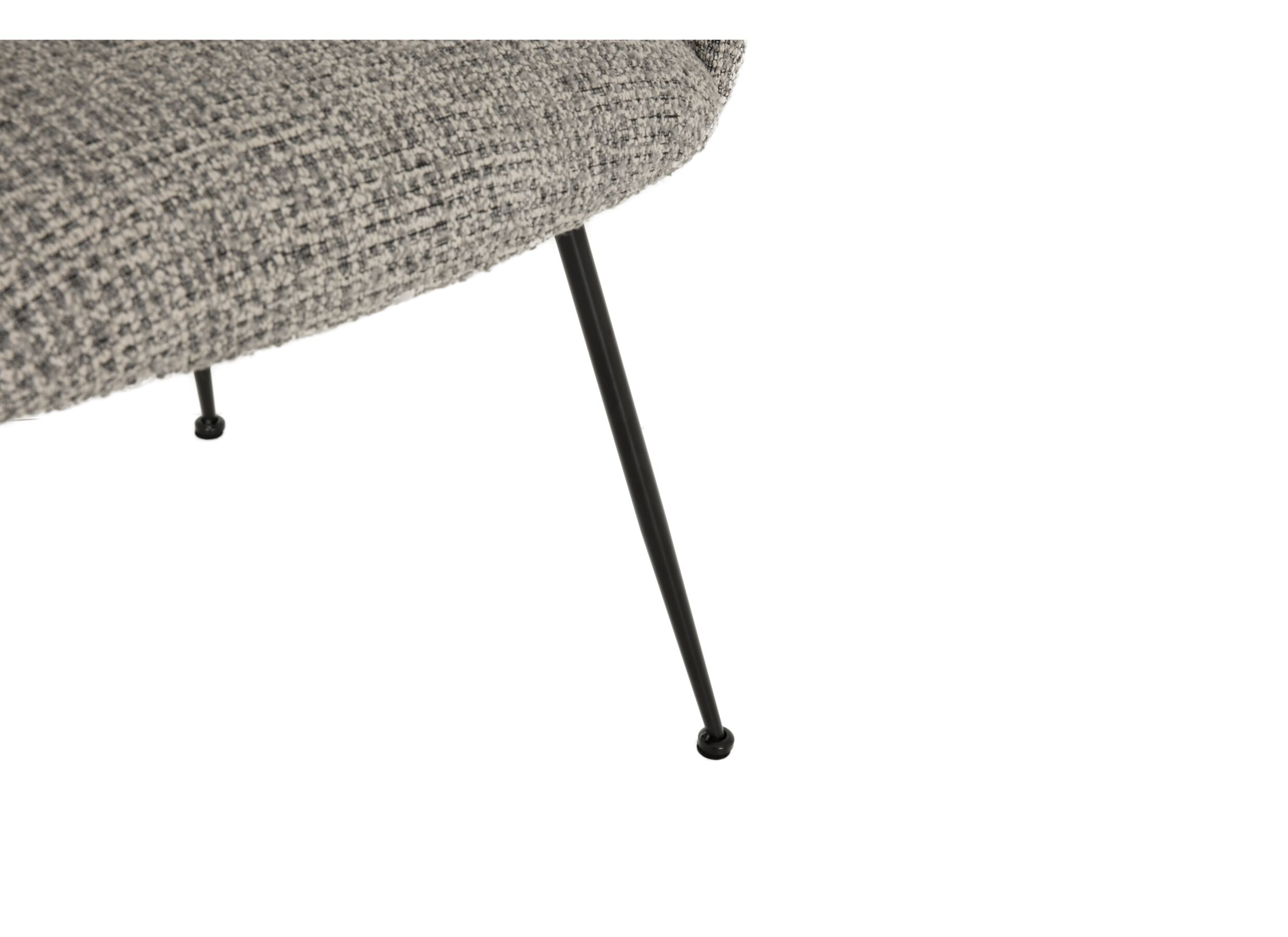 Stoel Foy 60x62x79cm - stof - grijs
