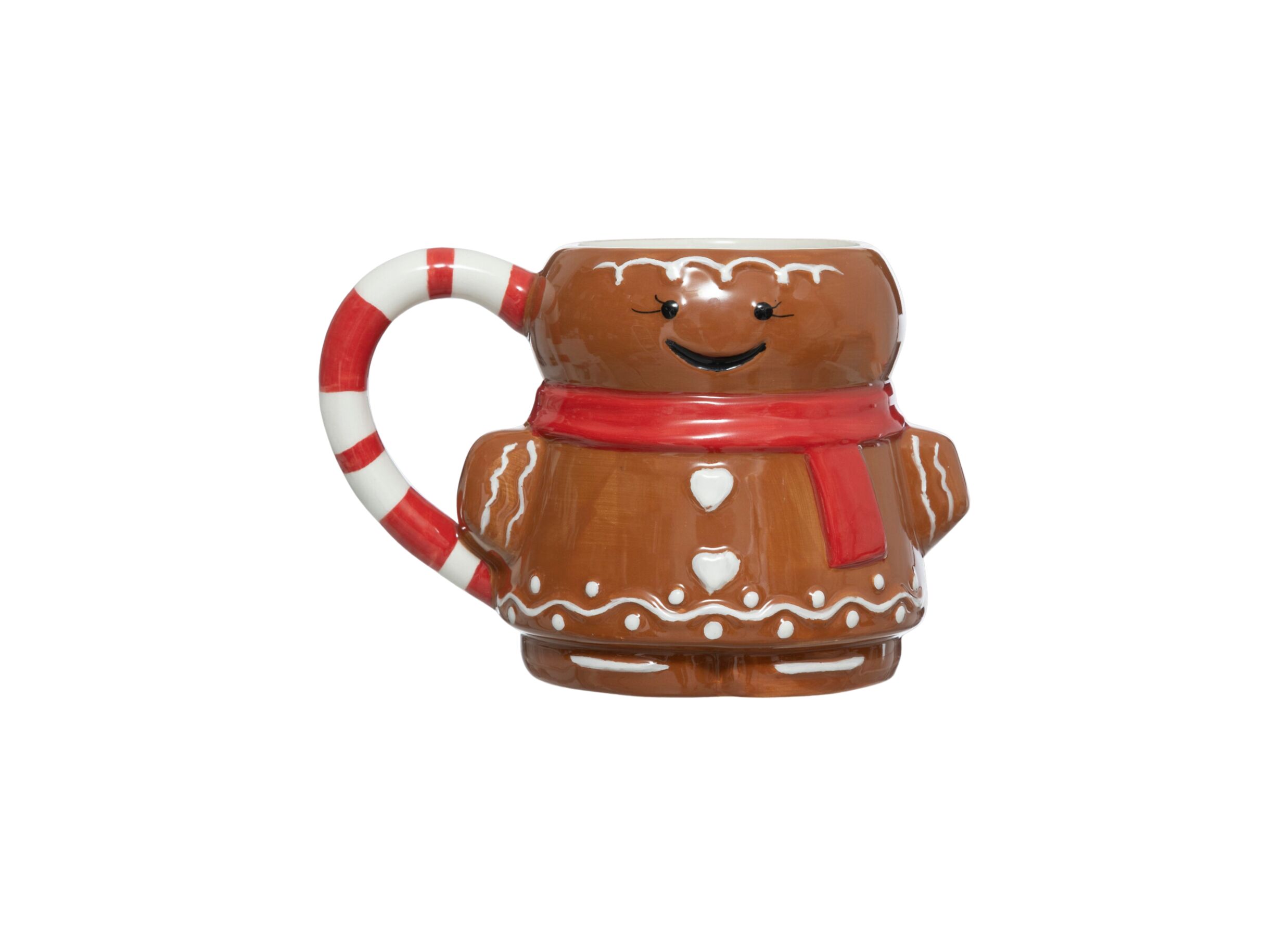 Overzichtsfoto - Mok Gingerman bruin H13cm 30cl