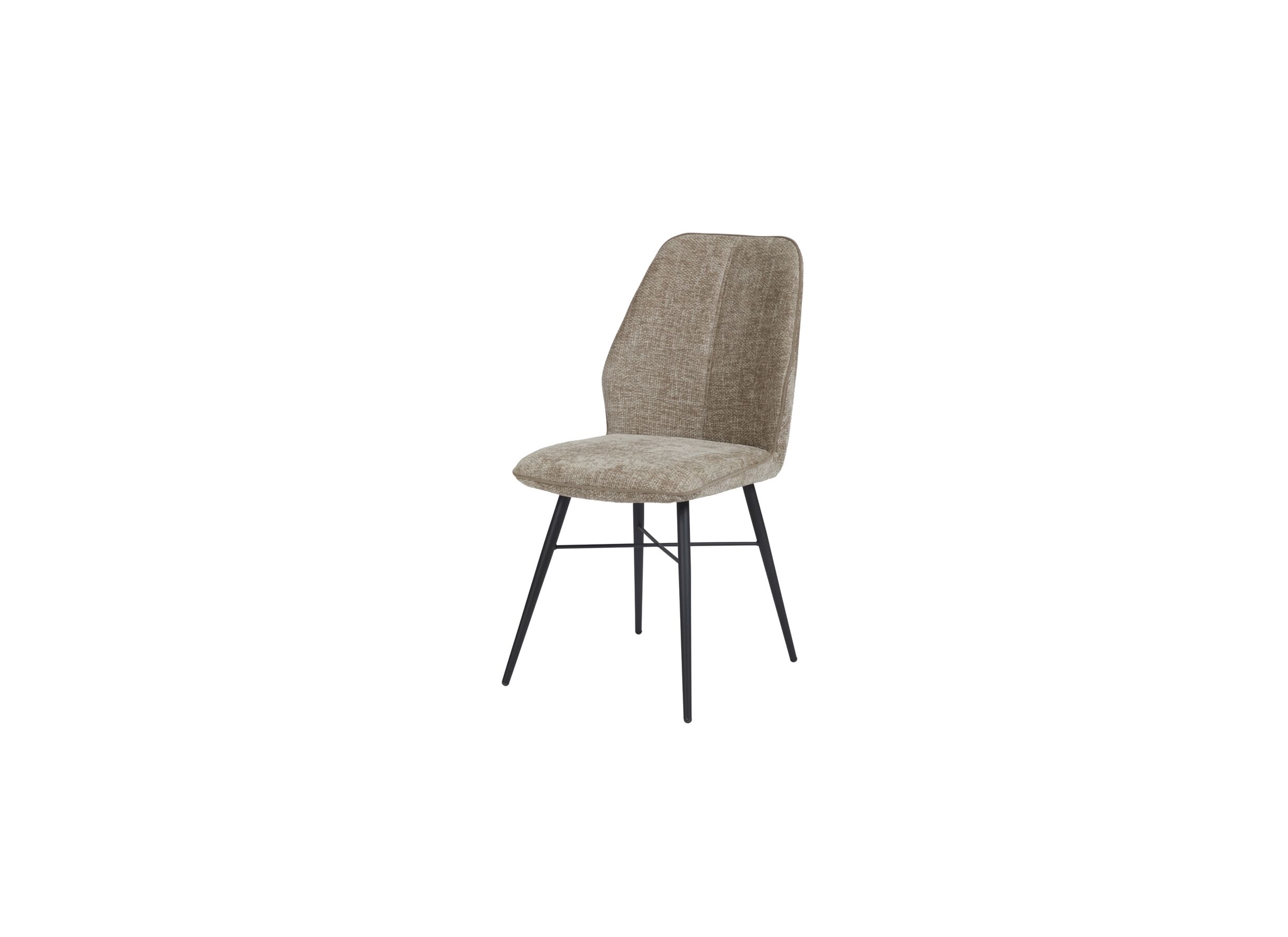 Stoel 45x50x91cm - stof - beige