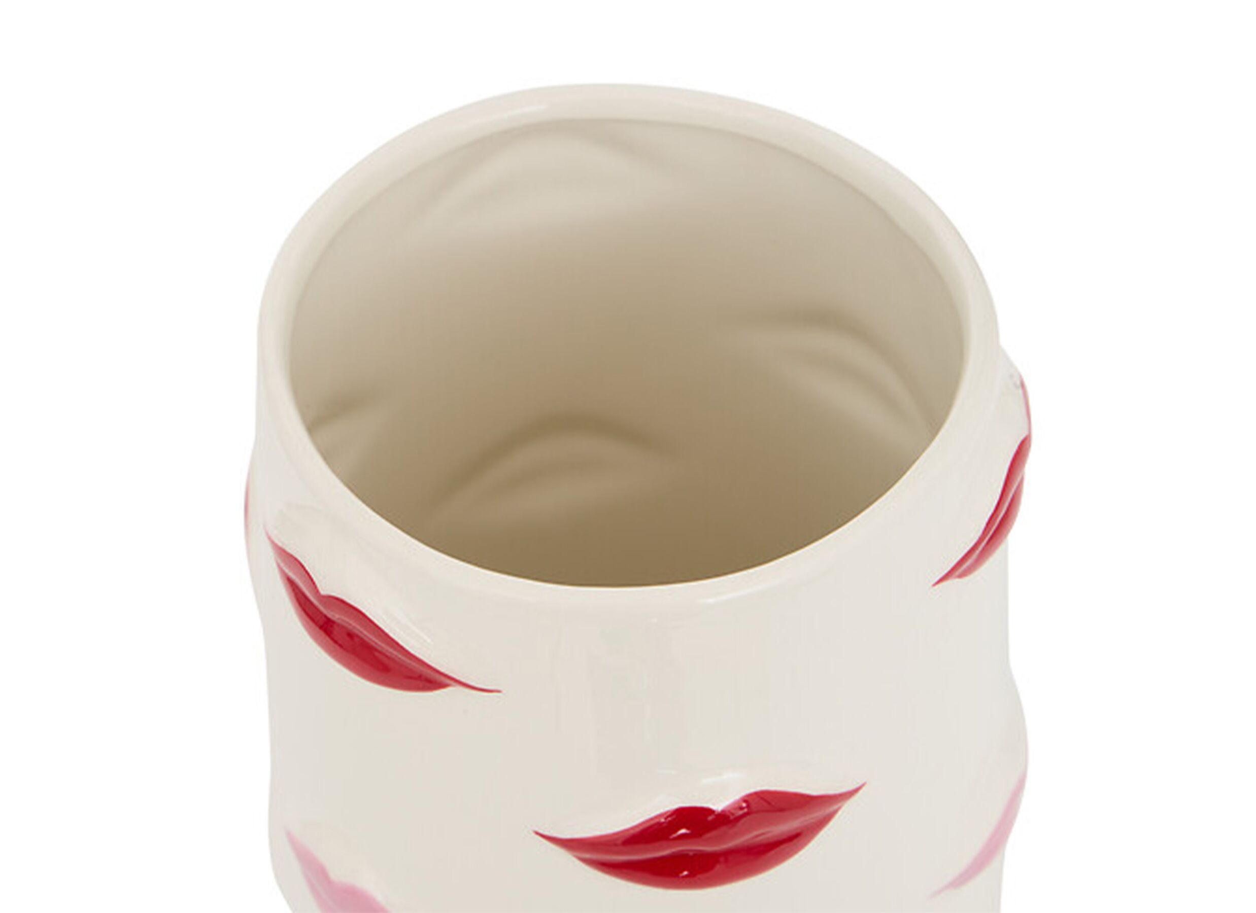 Detail - Vase Bouches H27,5cm - dolomite - blanc