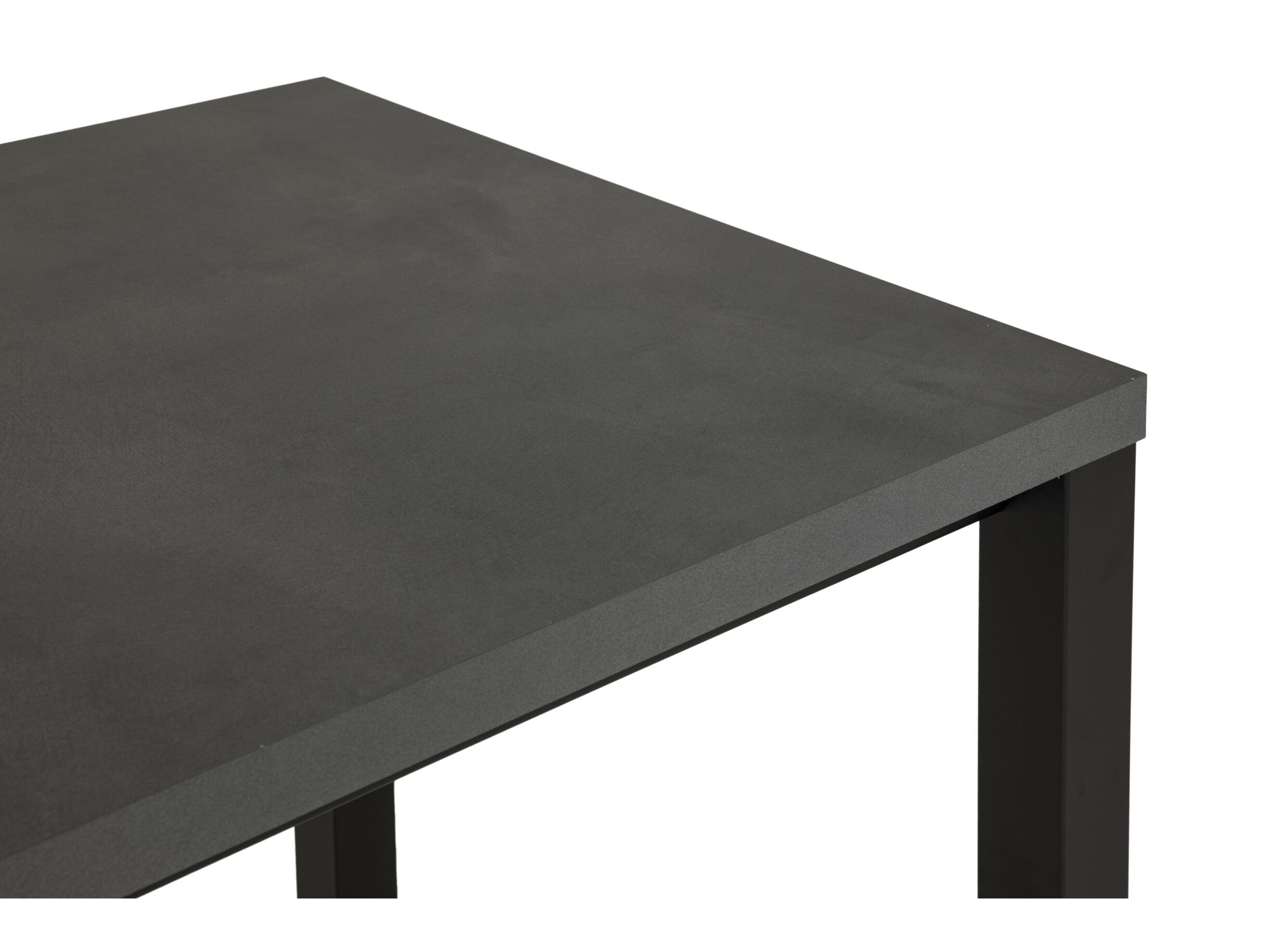 Detail - Table de bar Qube 150x90cm - HPL - gris vert
