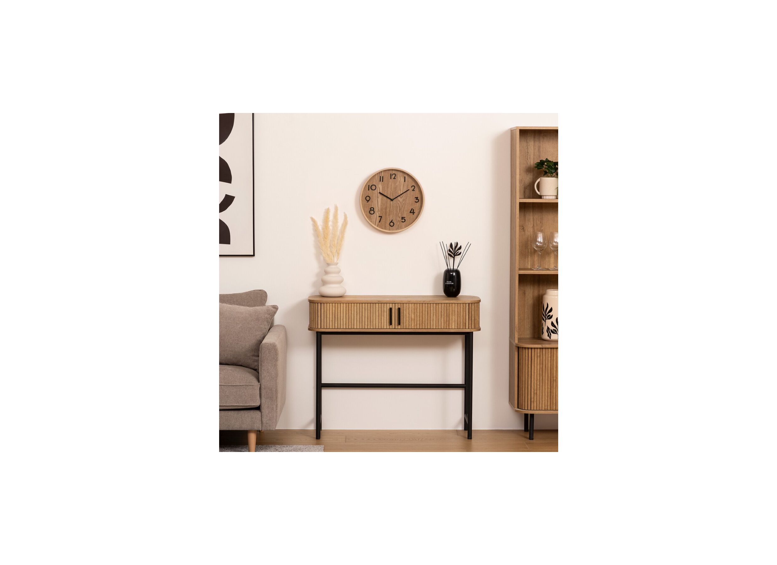 Wandklok Ivana Ø38cm